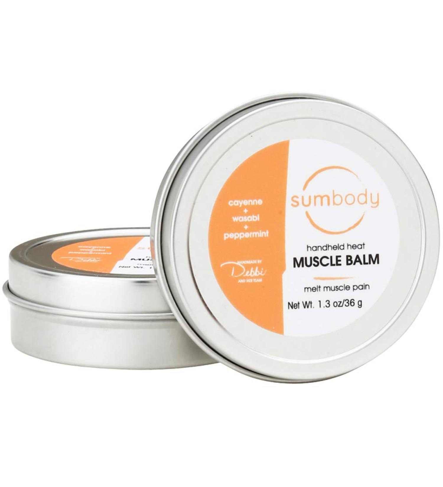 Sore Muscle Relief Heat Balm - Warming & Cooling Muscle Rub for Men & Women | Made in USA | Travel Size Menthol Muscle Relaxer - Buy Online on GoSupps.com