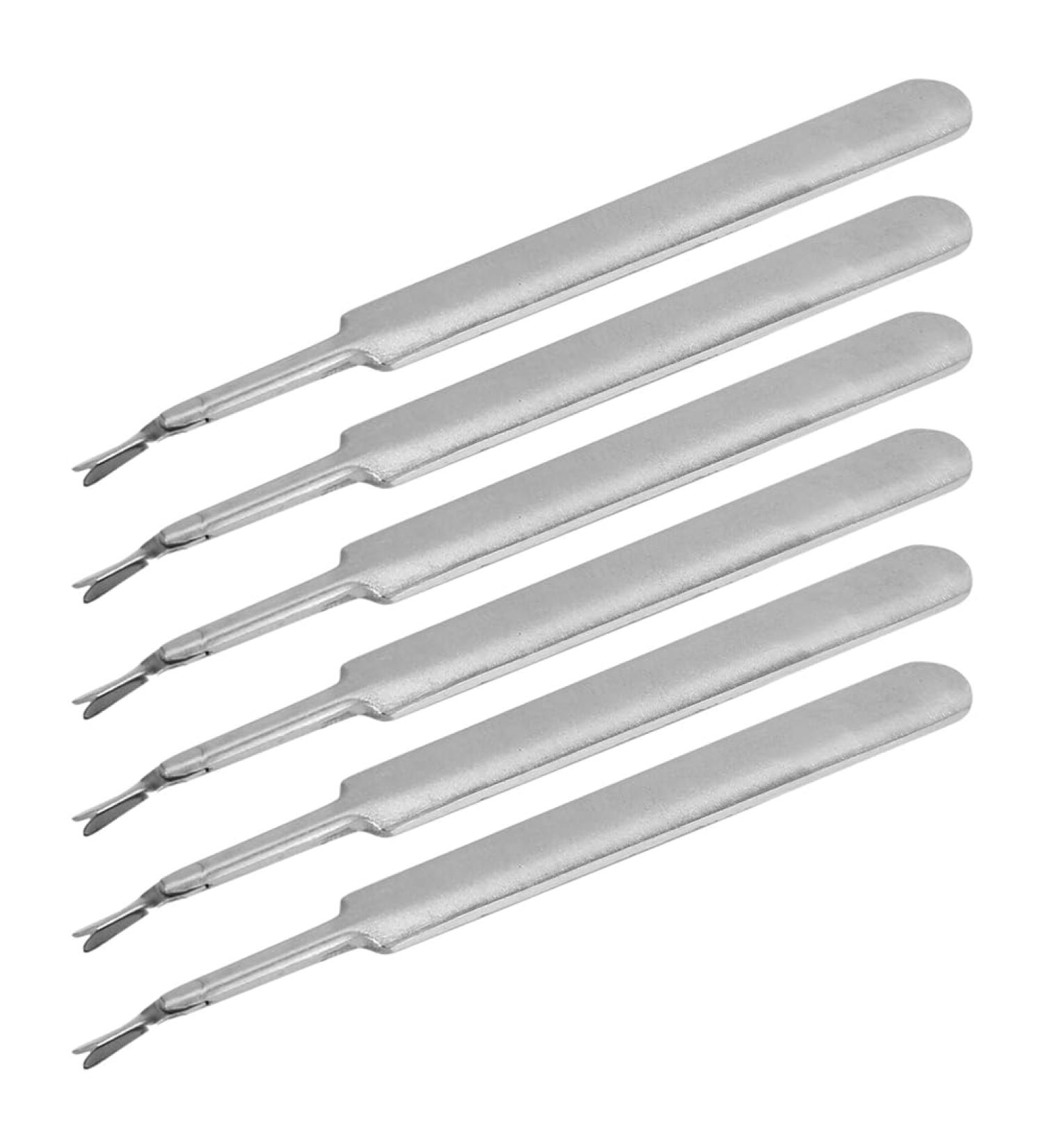 Bsowte 6X Cuticle Trimmer Stainless Steel Fork Trimmer Cutitle Women Manicure - Buy Online on GoSupps.com