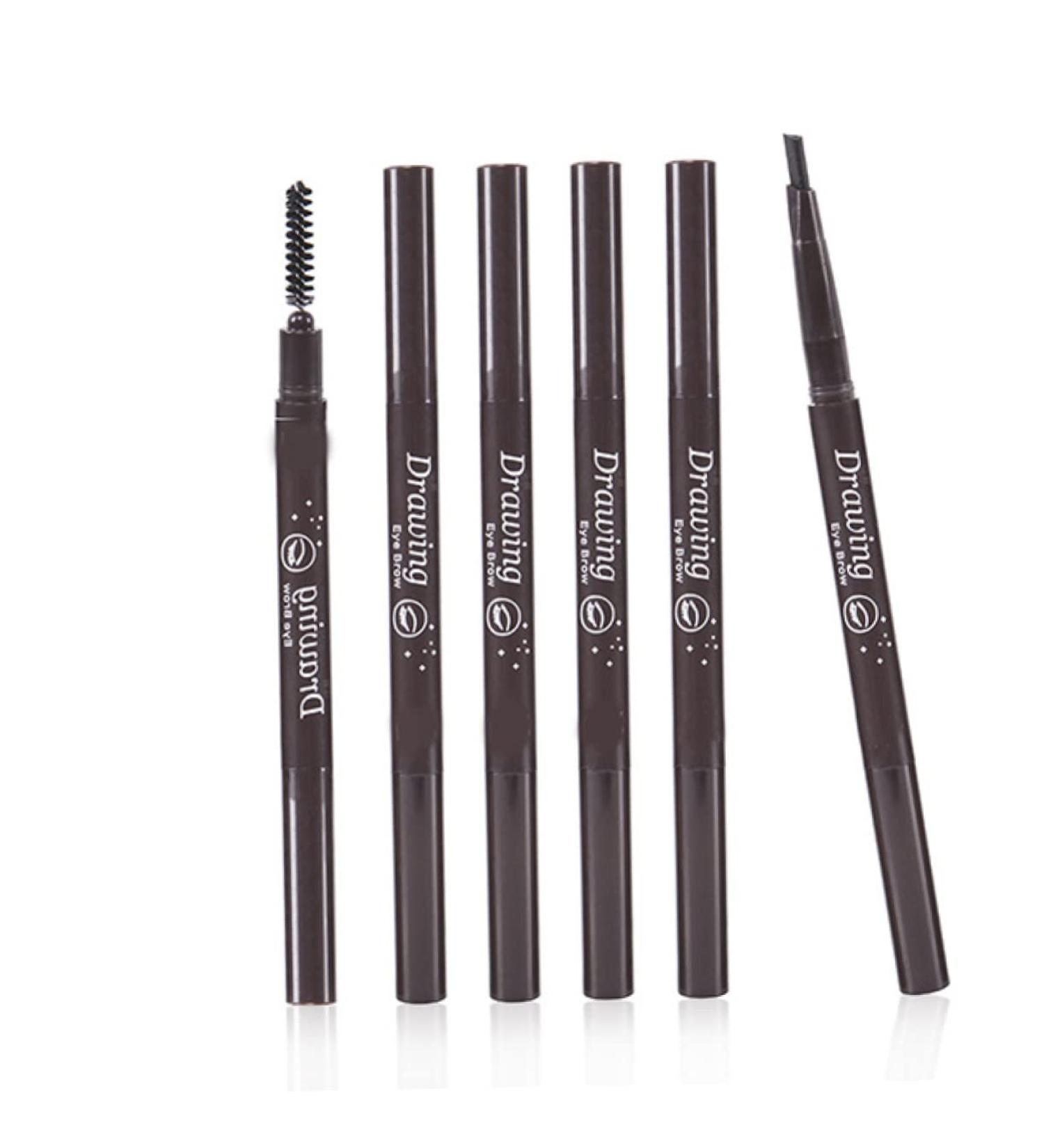 WOFASHPURET 2 1 Waterproof Brow Pencil Eyebrow Makeup Eyebrow Pencil Waterproof Blush To Rotate Automatic - Buy Online on GoSupps.com