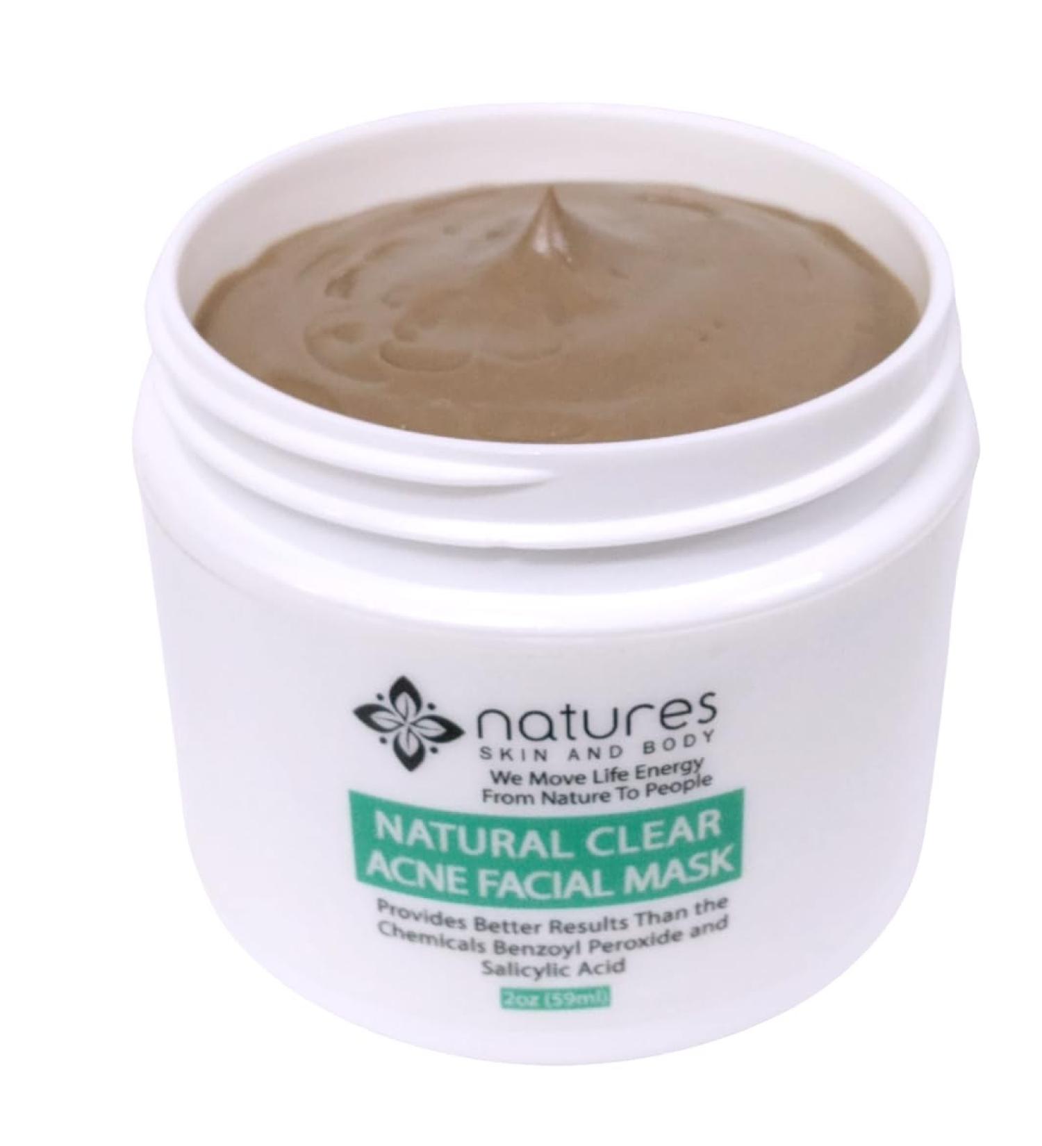 Natural Clear Acne Treatment Mask | Fast Relief for Zits Blemishes & Breakouts | Works Internationally - Buy Online on GoSupps.com