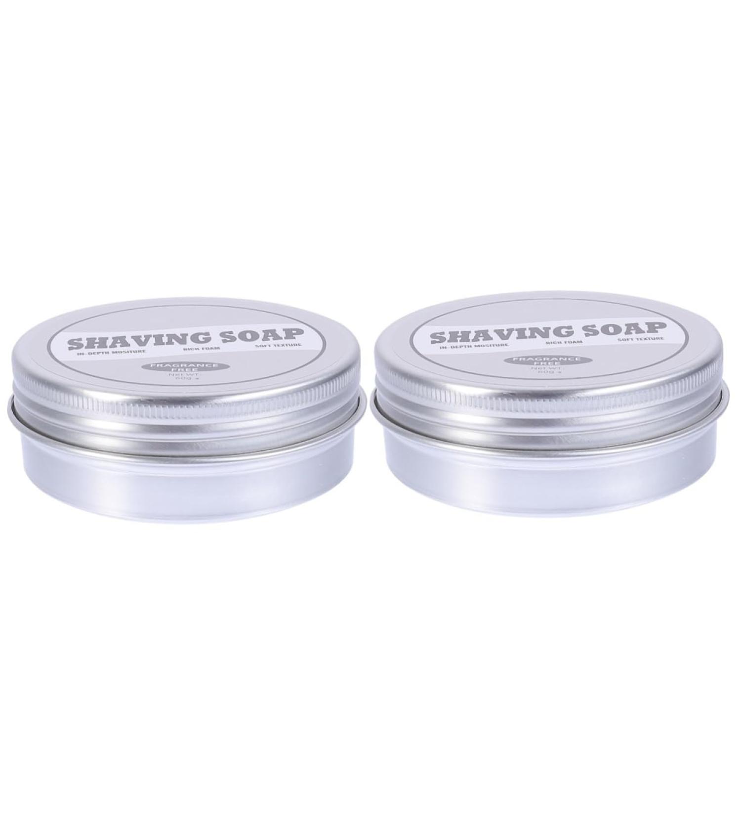 Magiclulu 2 STK Shaving Soap - Perfume-Free Skin Care for Men | Shaving Foam Face Wash Razor Supplies & Beard Care - Buy Online on GoSupps.com