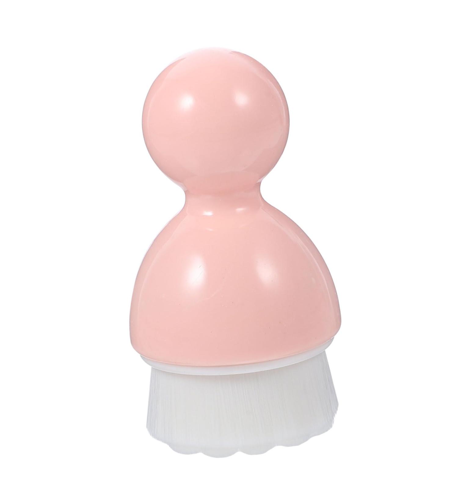 DOITOOL 1pc Cleansing Brush Portable Makeup Brush Face Washing Brush Silicone Blackhead Brush Skin Care Brush Travel Powder Brush Pink Washbasin Artificial Fiber Wool Simple - Buy Online on GoSupps.com