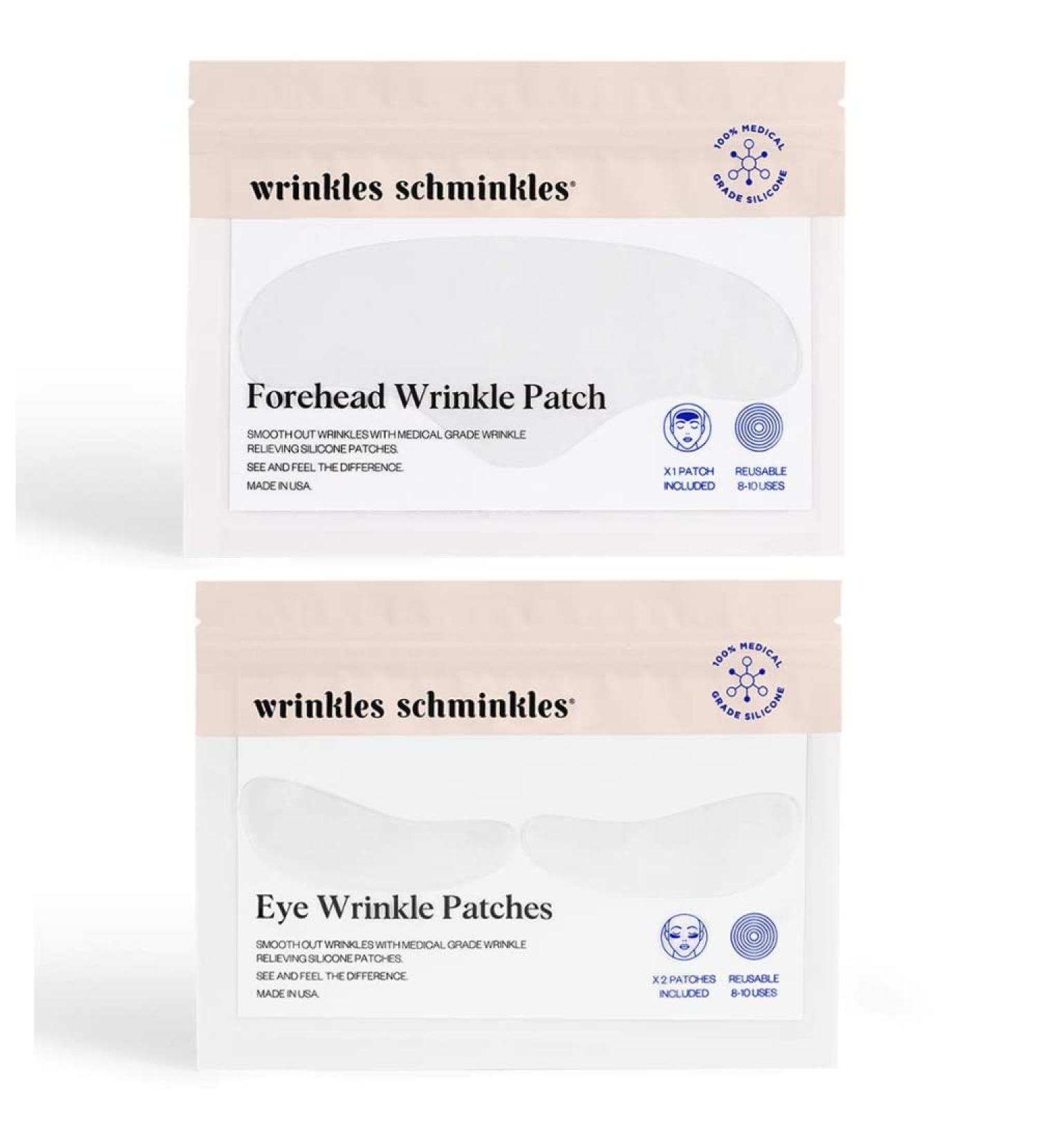 Wrinkles Schminkles Forehead & Under Eye Wrinkle Patch Set - Anti-Aging Silicone Patches - Buy Online on GoSupps.com