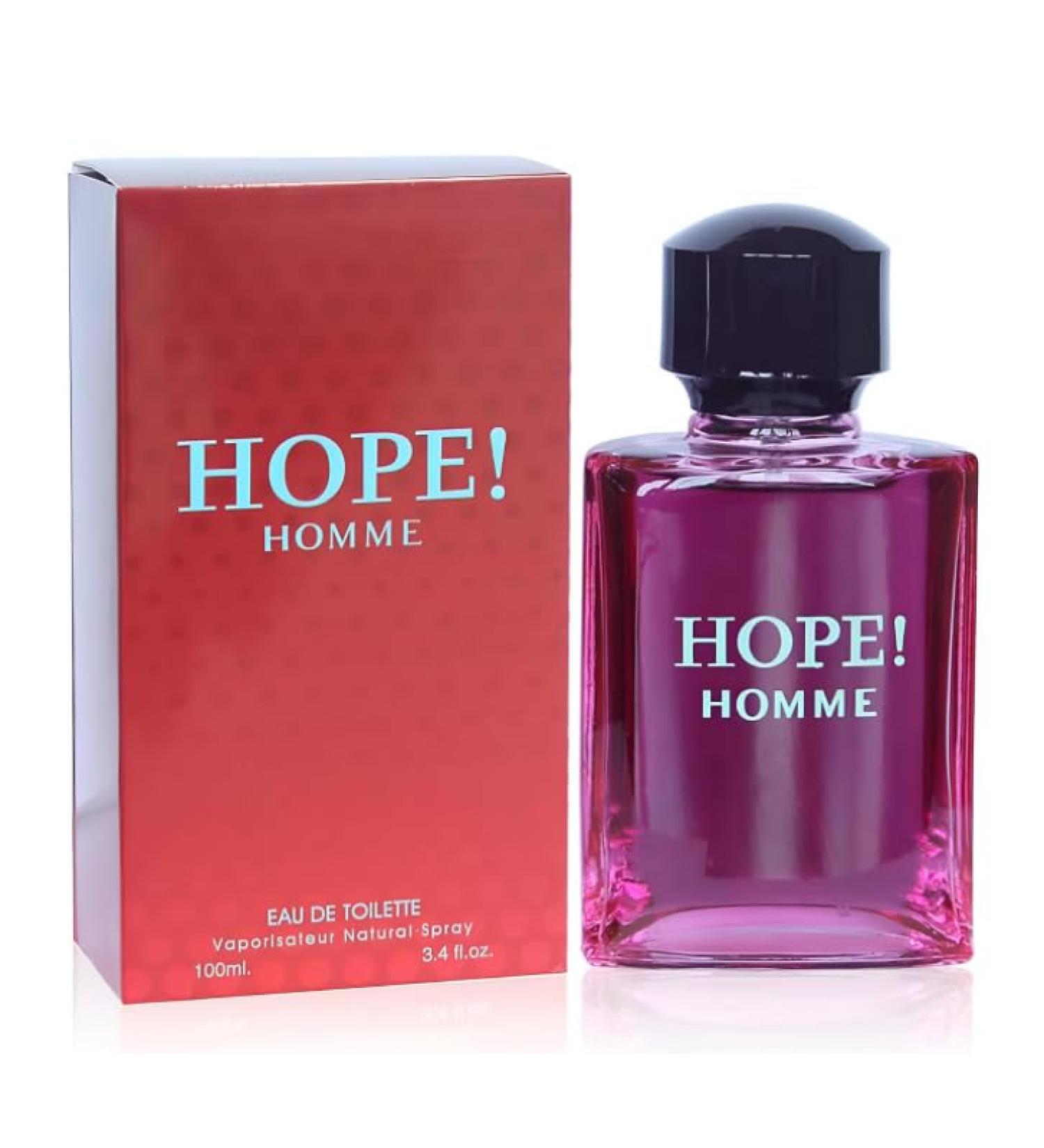 Hope Cologne for Men Eau De Toilette Natural Spray|Fruity and Floral Scent|Elegant and Classic Fragrance for all Skin Types|Casual and Formal Wear 3.4 Fluid Ounce/100 Ml - Buy Online on GoSupps.com
