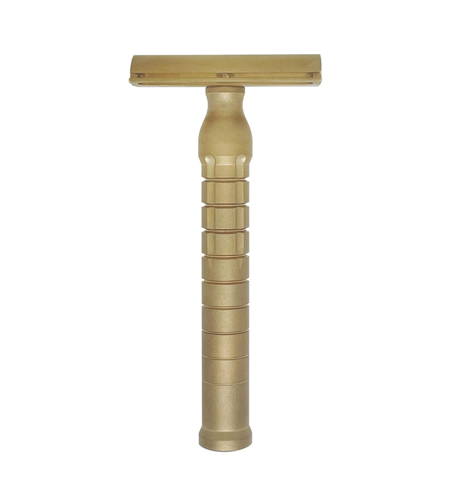 Goodfellas Smile Bayonetta Premium Double Edge Safety Razor - Handcrafted Brass Ultra-Smooth Shave International Shipping - Buy Online on GoSupps.com