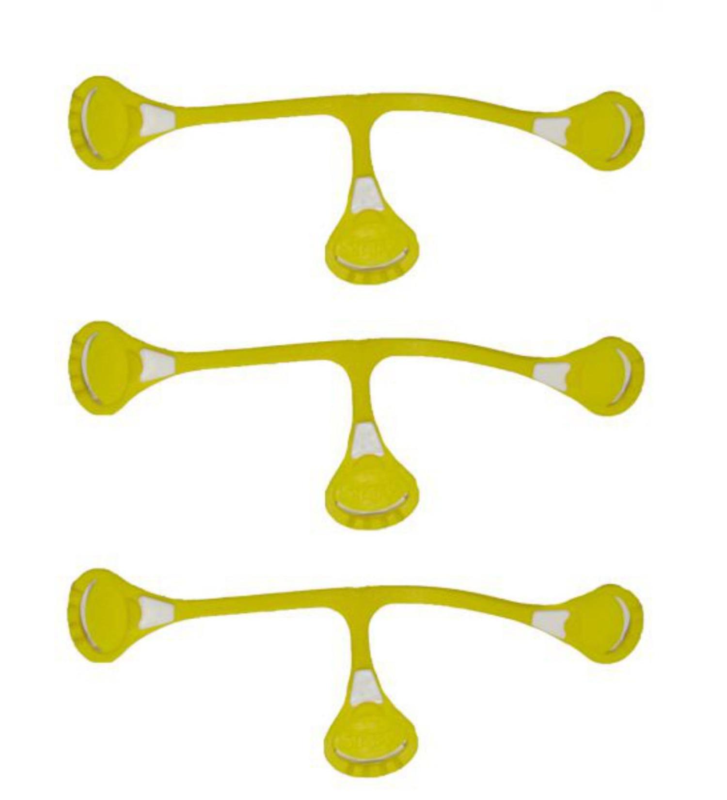 Snappi diaper clip for muslin diapers | Pack of 3 (yellow 2: from 18 months) 2: from 18 months yellow