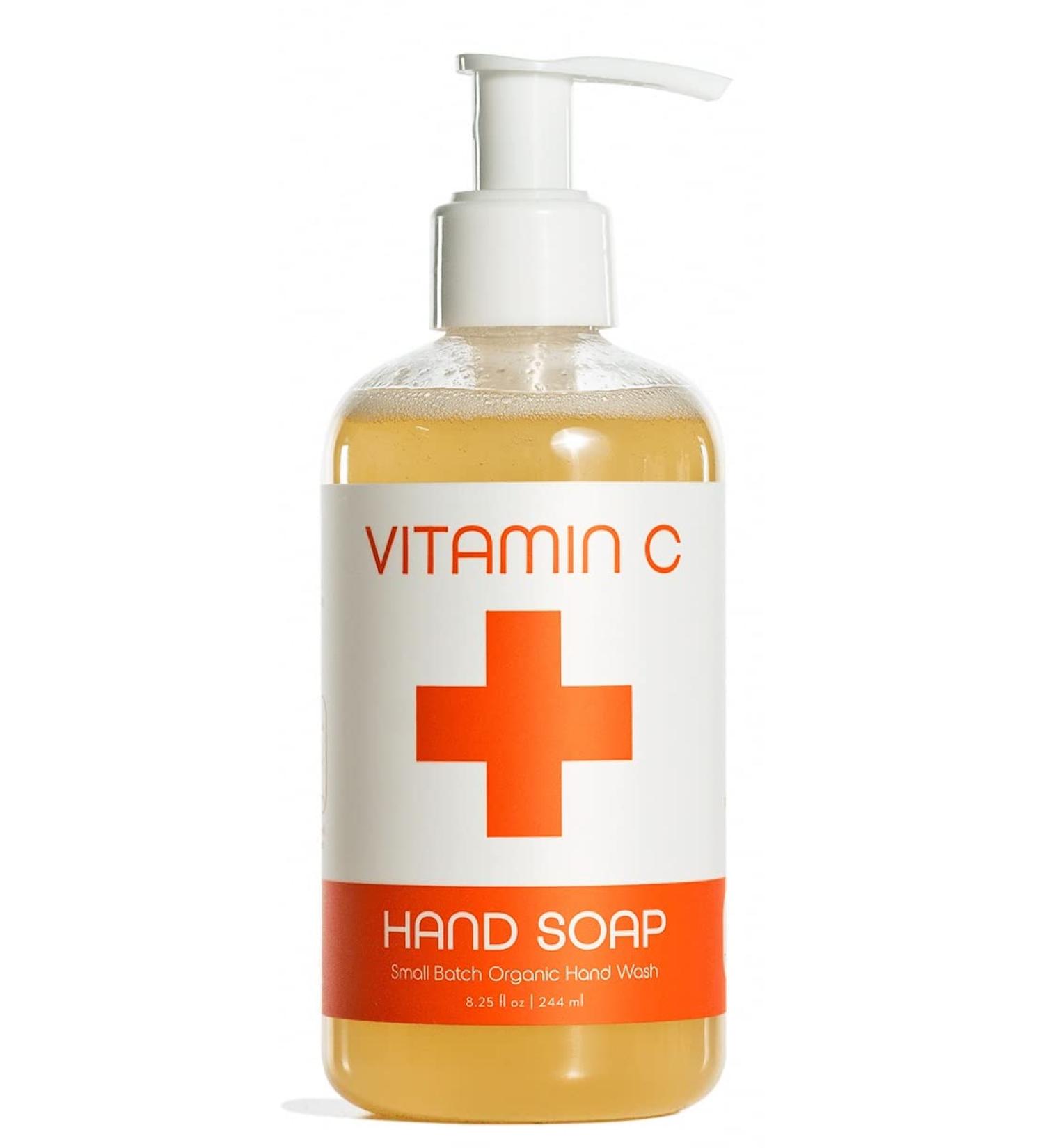 Swedish Dream Nordic + Wellness VITAMIN C Liquid Hand Soap | Made with Arctic Cloudberry | No Sulfates Parabens or Silicones | Vegan | Cruelty Free | 8.25 fl oz 355 ml