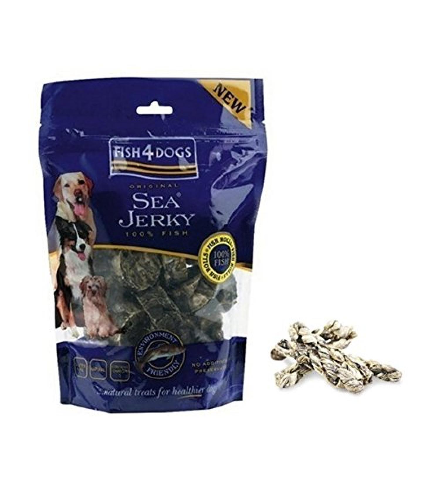 (4 Pack) Fish4Dogs - Sea Jerky Fish Twists 100g