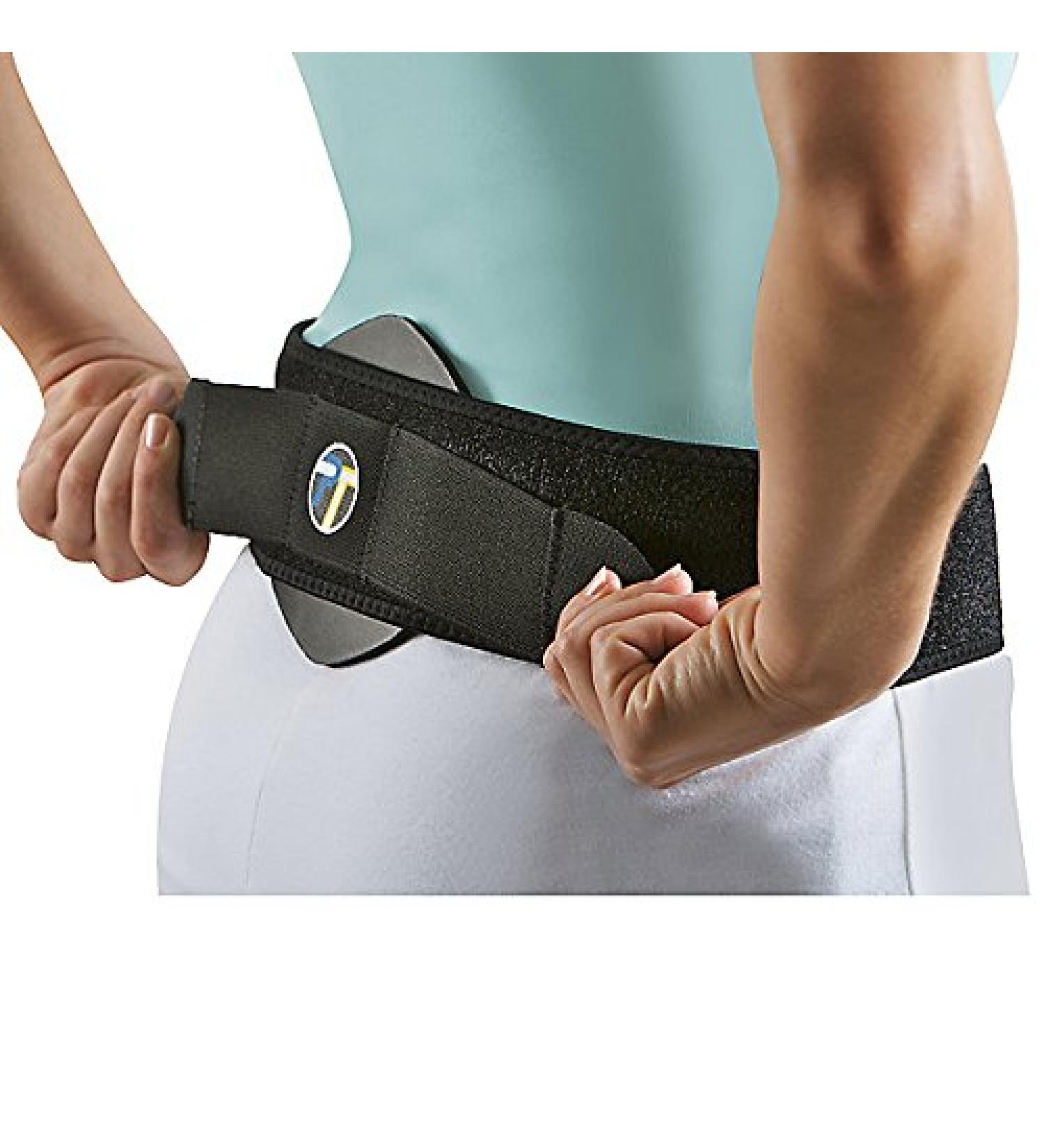 Pro-Tec Athletics SI Back Belt with Compression Pad - Medium/Black - Buy Online on GoSupps.com