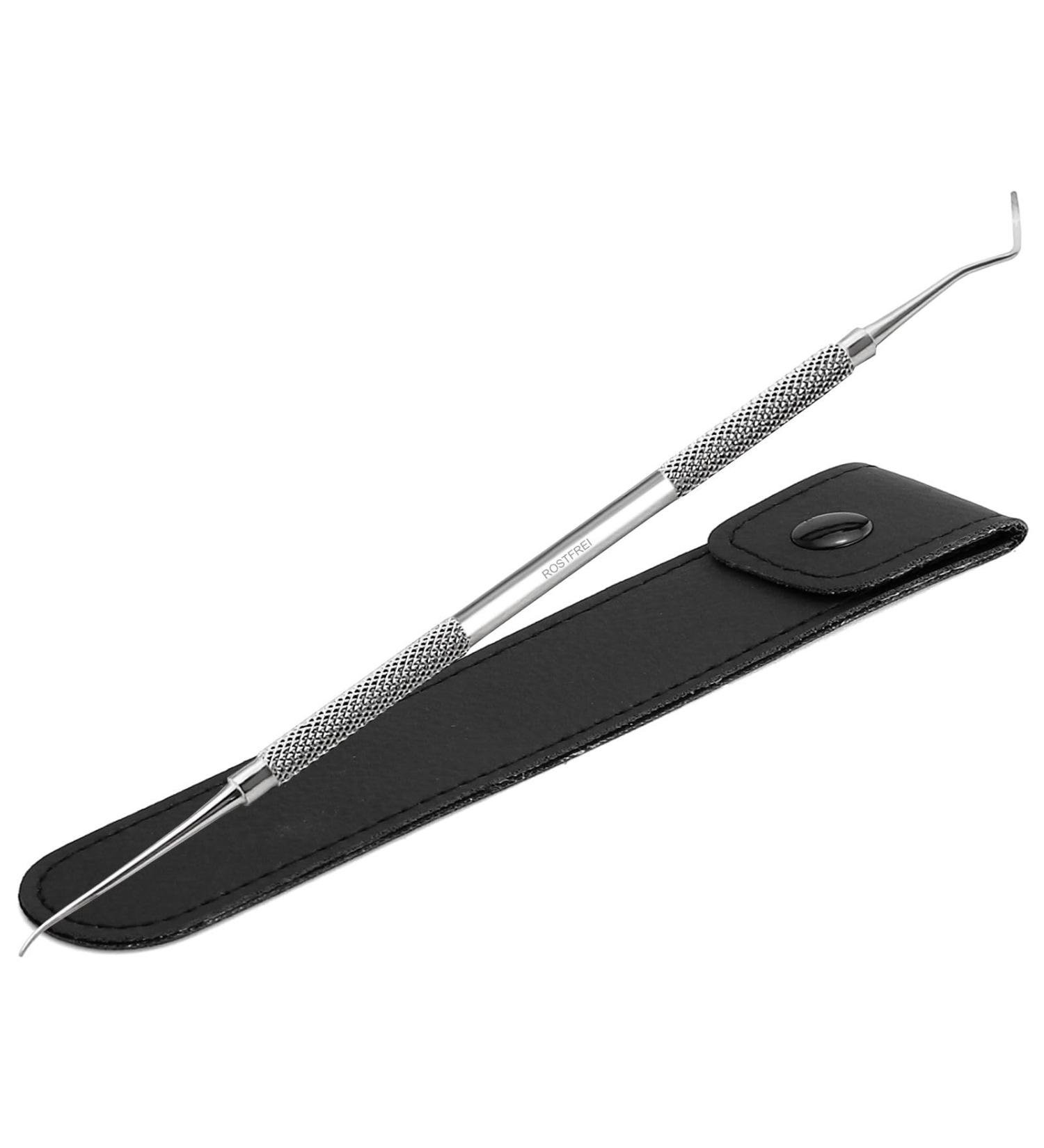 Premium Stainless Steel Corn Lifter | Nail Lifter & Pedicure Tool Set | Expert Foot Care Instrument with Case - International Shipping Available - Buy Online on GoSupps.com