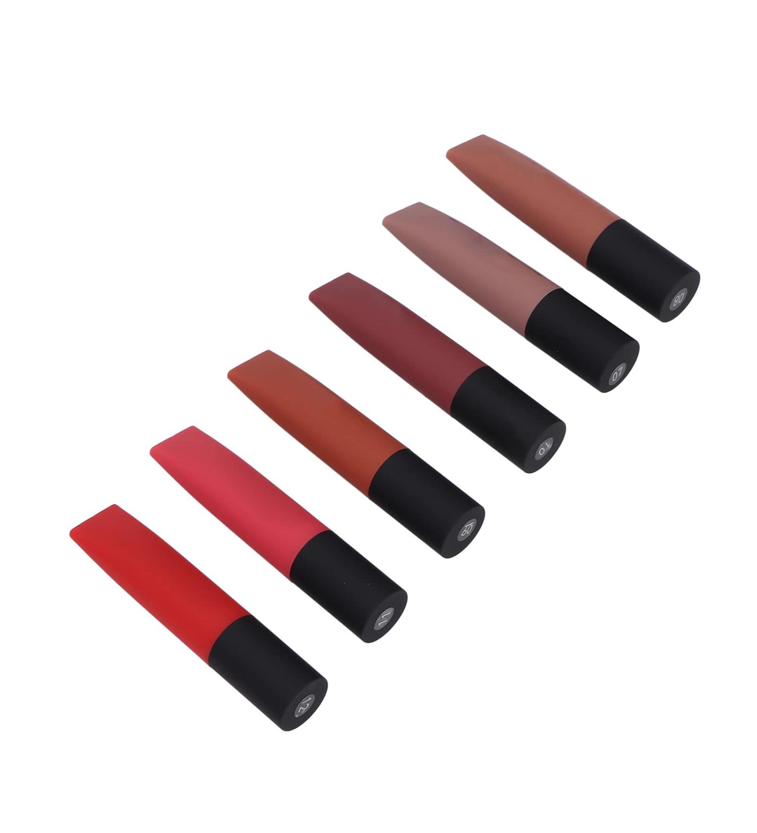 6-Piece Matte Lip Color Set - Safe Harmless Lip Glaze Collection for Effortless Color - Perfect E-commerce Choice - Buy Online on GoSupps.com