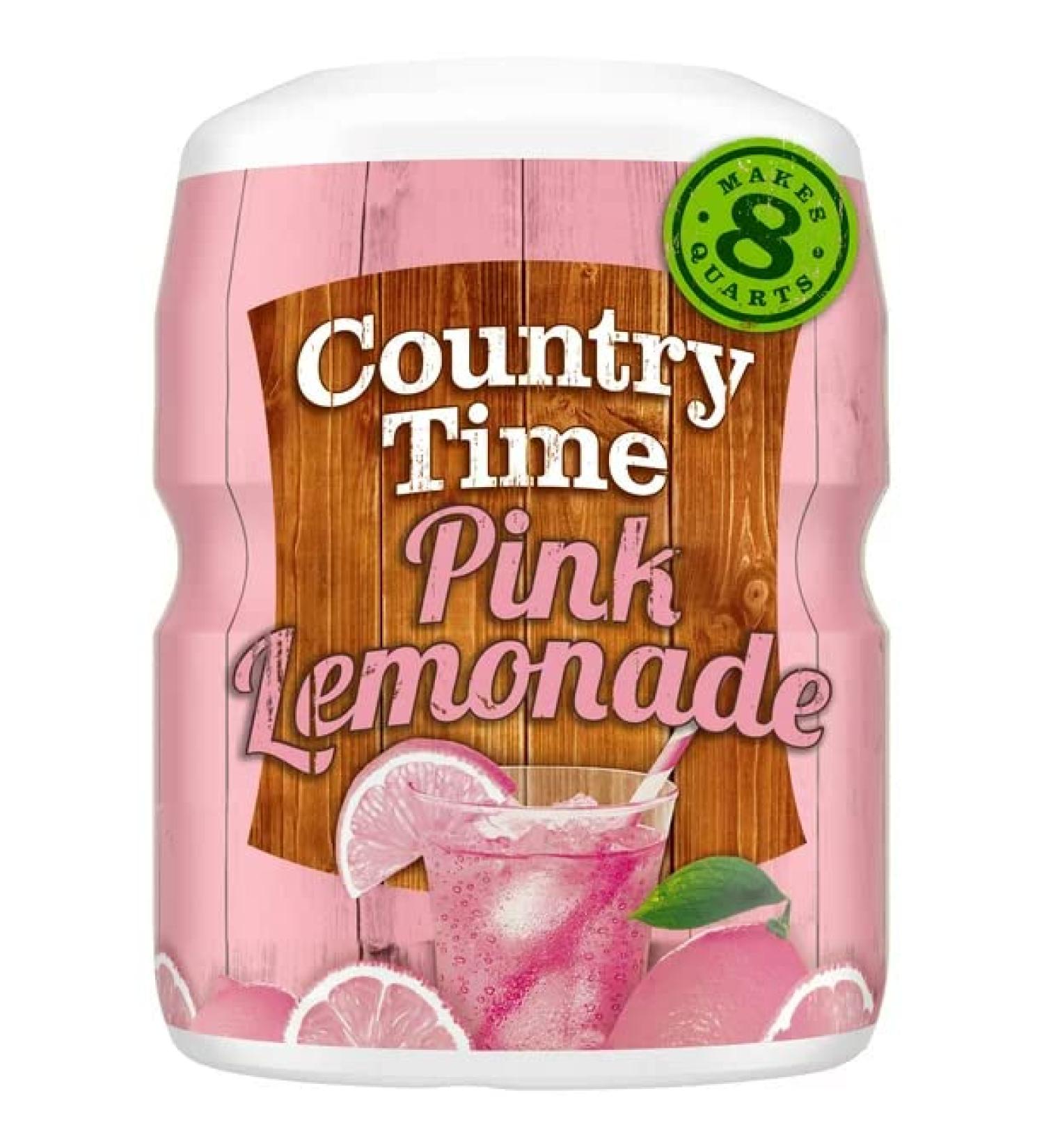 Pink Lemonade Naturally Flavoured Powdered Drink Mix Bundle. Includes (1) Container of Country Time Lemonade Naturally Flavoured Powdered Drink Mix (538g) with BIG MAPLE Trivia Cards. Perfect for Summer Days Pool Beach Home School - Buy Online on GoSupps.com