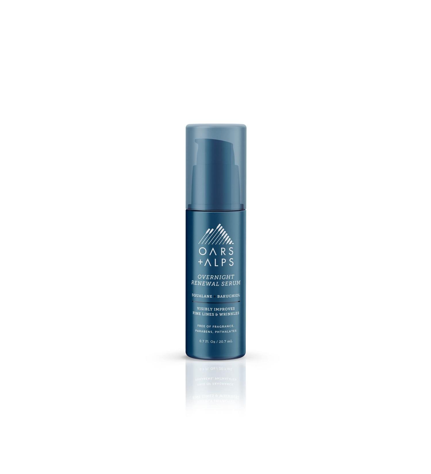 Oars + Alps Overnight Renewal Serum - Anti-Aging Peptides for Fine Lines & Wrinkles | Hydrating Skin Care | 0.7 Fl Oz - Shop Internationally - Buy Online on GoSupps.com