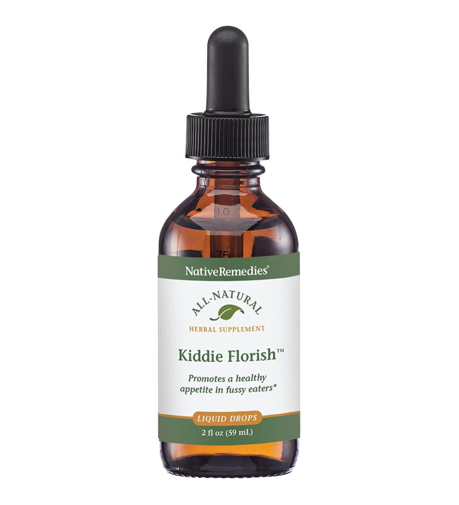 Buy Native Remedies Kiddie Florish - All Natural Herbal Supplement for Picky Eaters - 59 mL | Healthy Appetite Support Worldwide Shipping - Buy Online on GoSupps.com