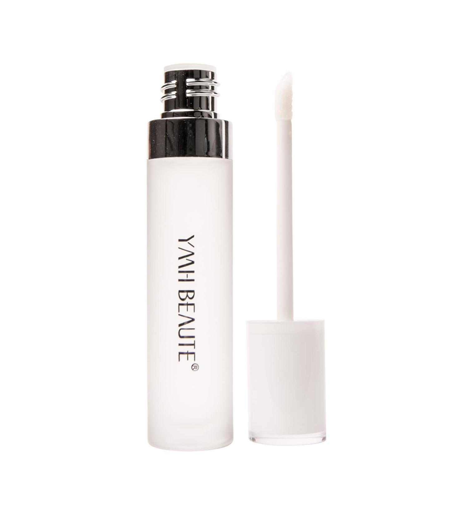 Hydrating Lip Glow Oil - Clear Non-Sticky Lip Gloss with Vitamin E & Jojoba Oil | Cruelty-Free & Paraben-Free - Buy Online on GoSupps.com