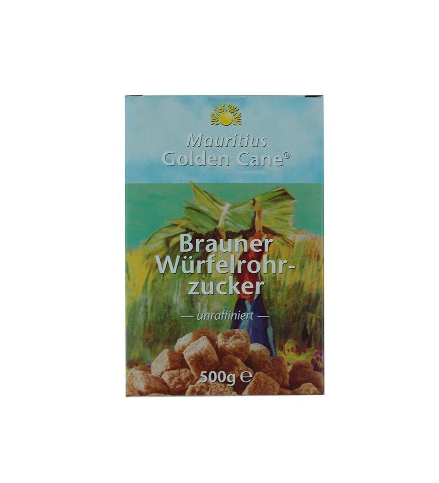 Brown cane sugar cubes 500g