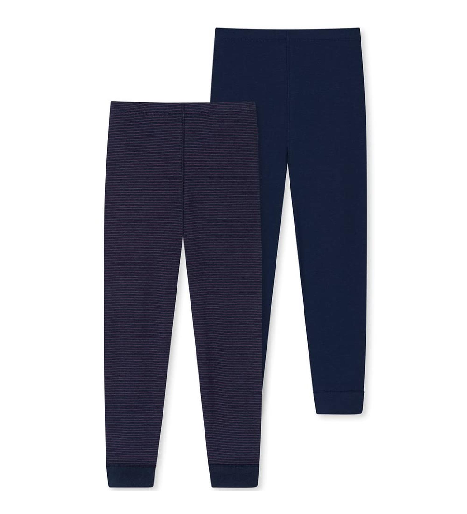 Schiesser Boys Long Johns 2 Pack 128 Assorted 3