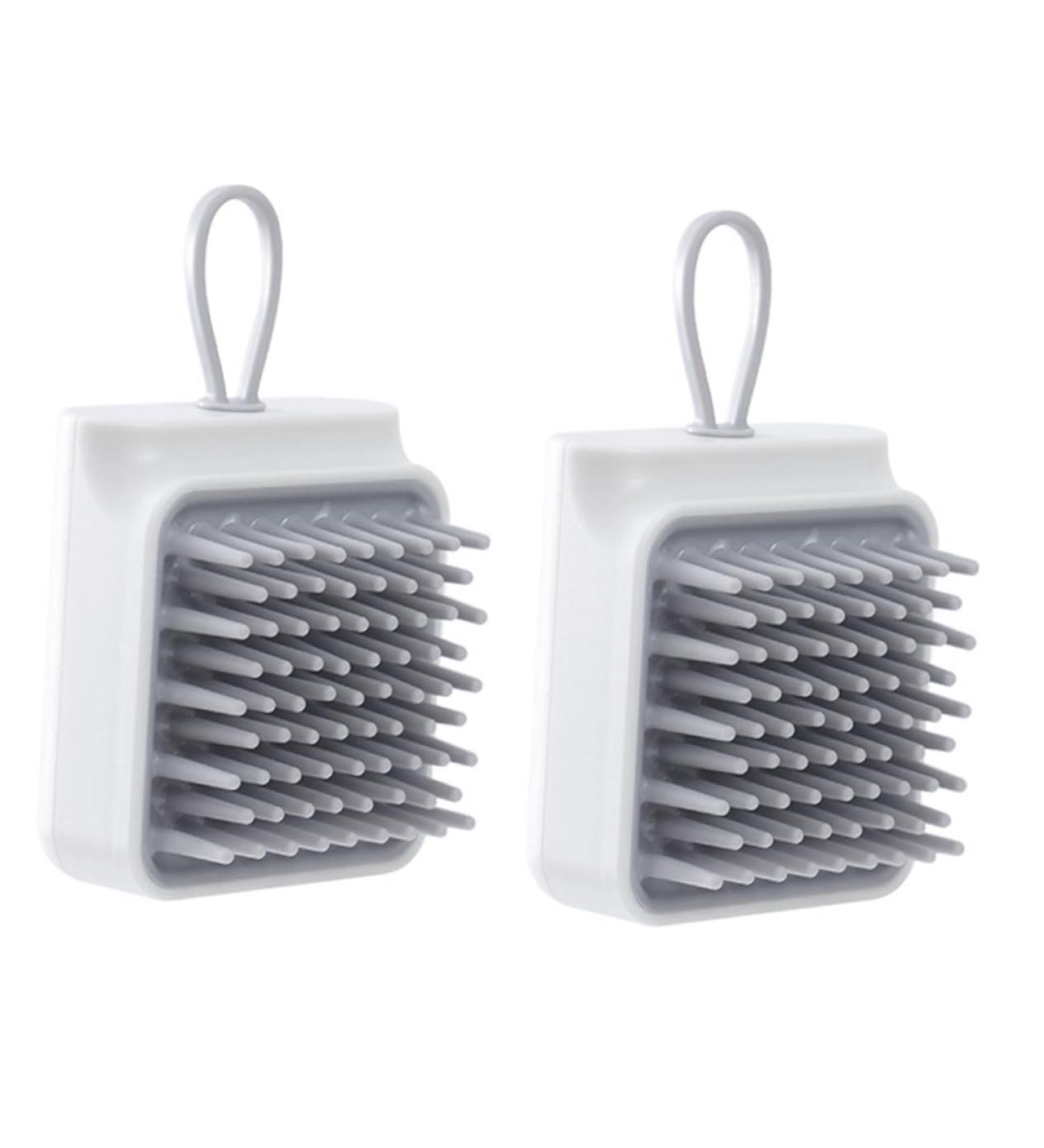 Tovinanna 2-Piece Shampoo Brush & Scalp Massager Relaxing Hair Washing Device for Deep Cleansing & Ultimate Hair Care - Buy Online on GoSupps.com