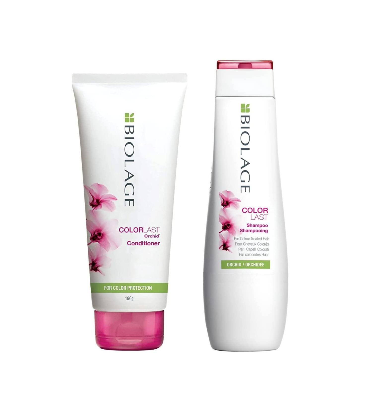  Matrix Matrix Biolage ColorLast Sulfate Free Conditioner 196g & Shampoo 200ml for Colored Hair Deep Conditioning Hair Treatment Color Protection with Orchid Extract 2 Pack - Buy Online on GoSupps.com