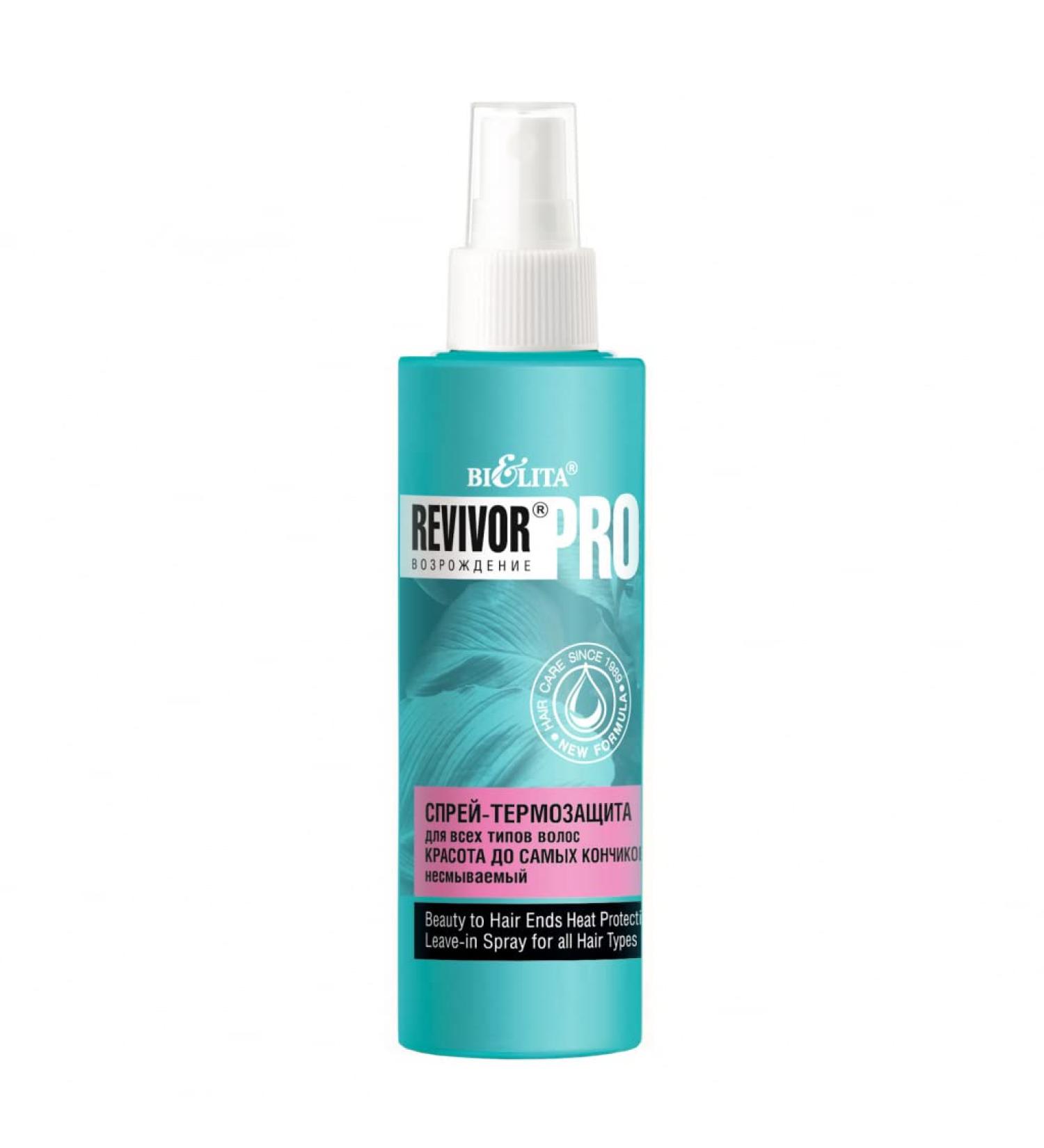 & Vitex Revivor Pro Revival Beauty of Hair Tips Heat Protection Leave-In Spray for All Hair Types 150 ml