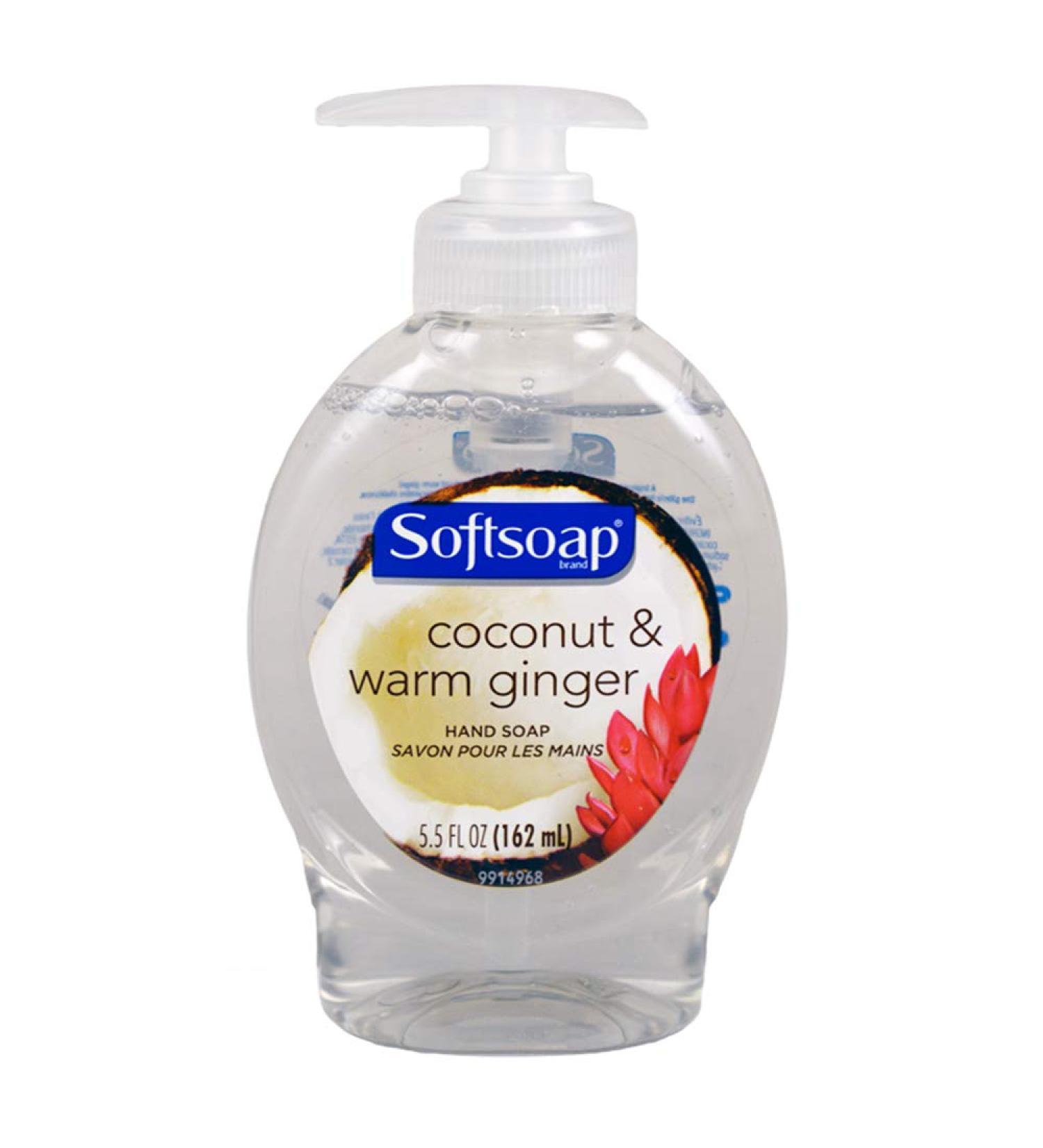 Softsoap Hand Soap Coconut & Warm Ginger 5.50 oz (Pack of 4)