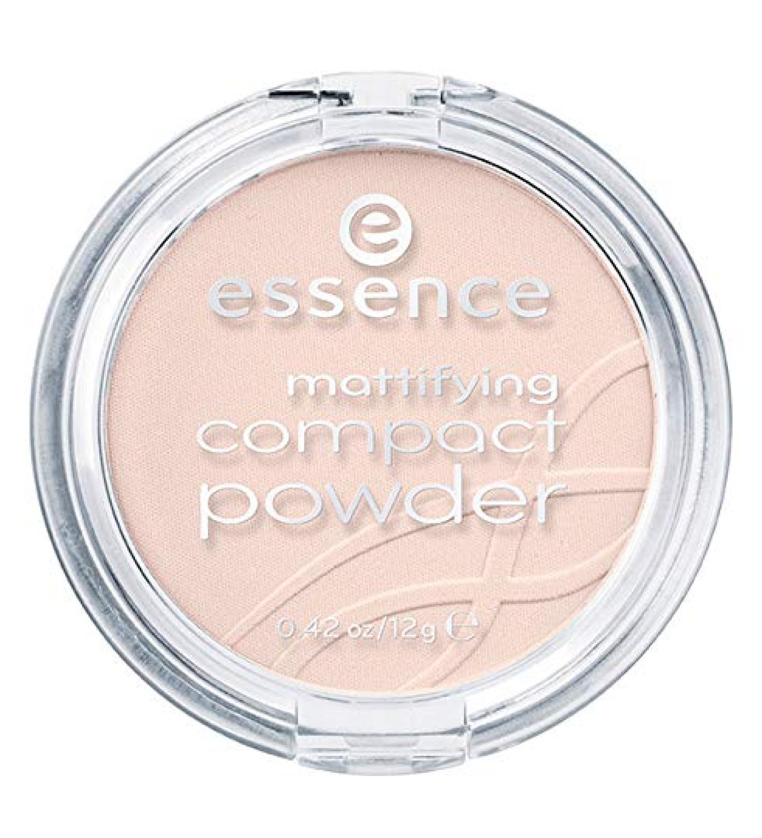 Essence Essence Rostro Mattifying Compact Powder 10 from 1 m to 2 m 1 piece Permanent Silver 12 g (pack of 3)