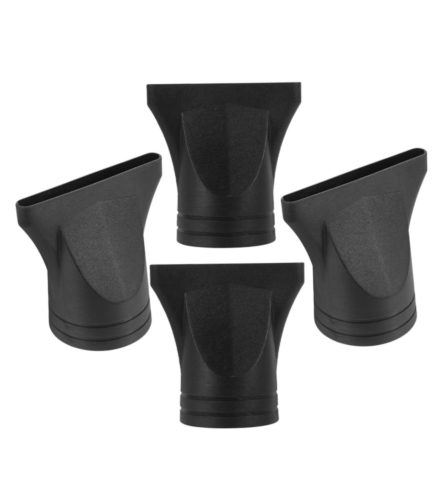 Baluue 4pcs Hair Accessories Hair Dryer Adapter Hair Dryer Hair Dryer Narrow Nozzle Plastic Black - Buy Online on GoSupps.com