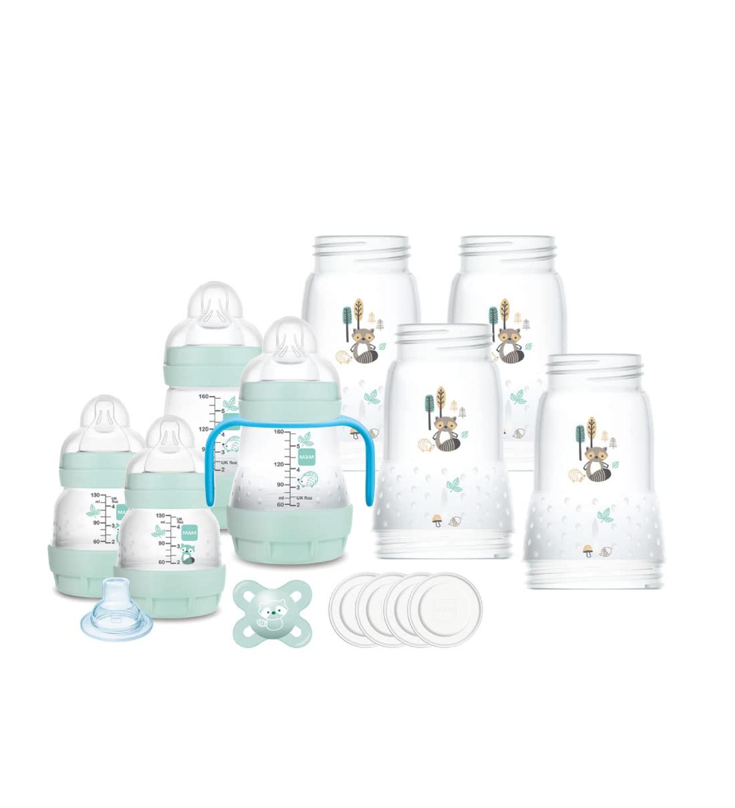 MAM Easy Start Anti-Colic Baby Bottles - 130ml 160ml 260ml | 8-Pack with Extra Soft Nipple & Sealing Discs | International Shipping Available - Buy Online on GoSupps.com