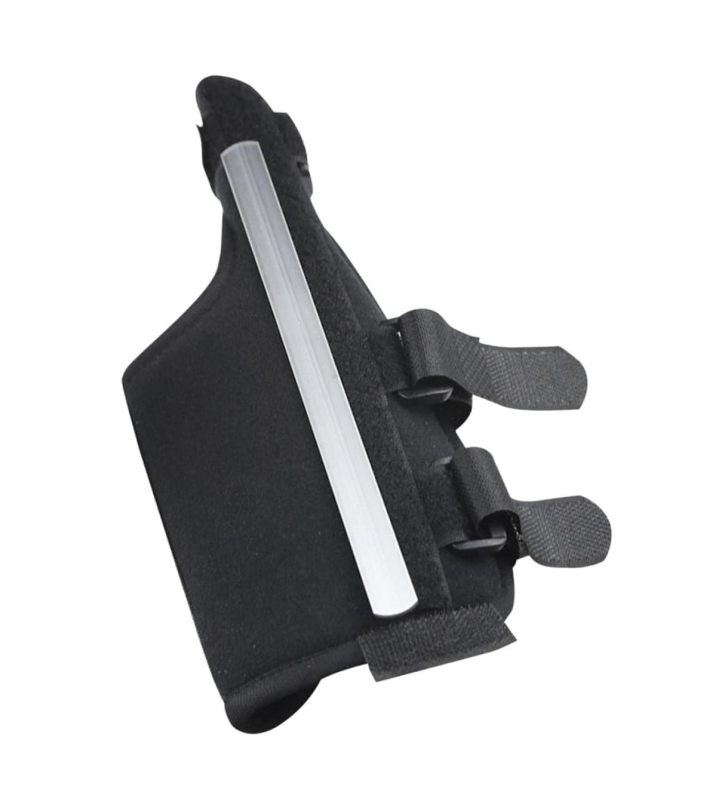 Yardwe Thumb Protector & Stabilizer Sleeve for Carpal Tunnel - Aluminum Shield Support for Hand & Thumb (24x9.5x1cm) - Black - Buy Online on GoSupps.com