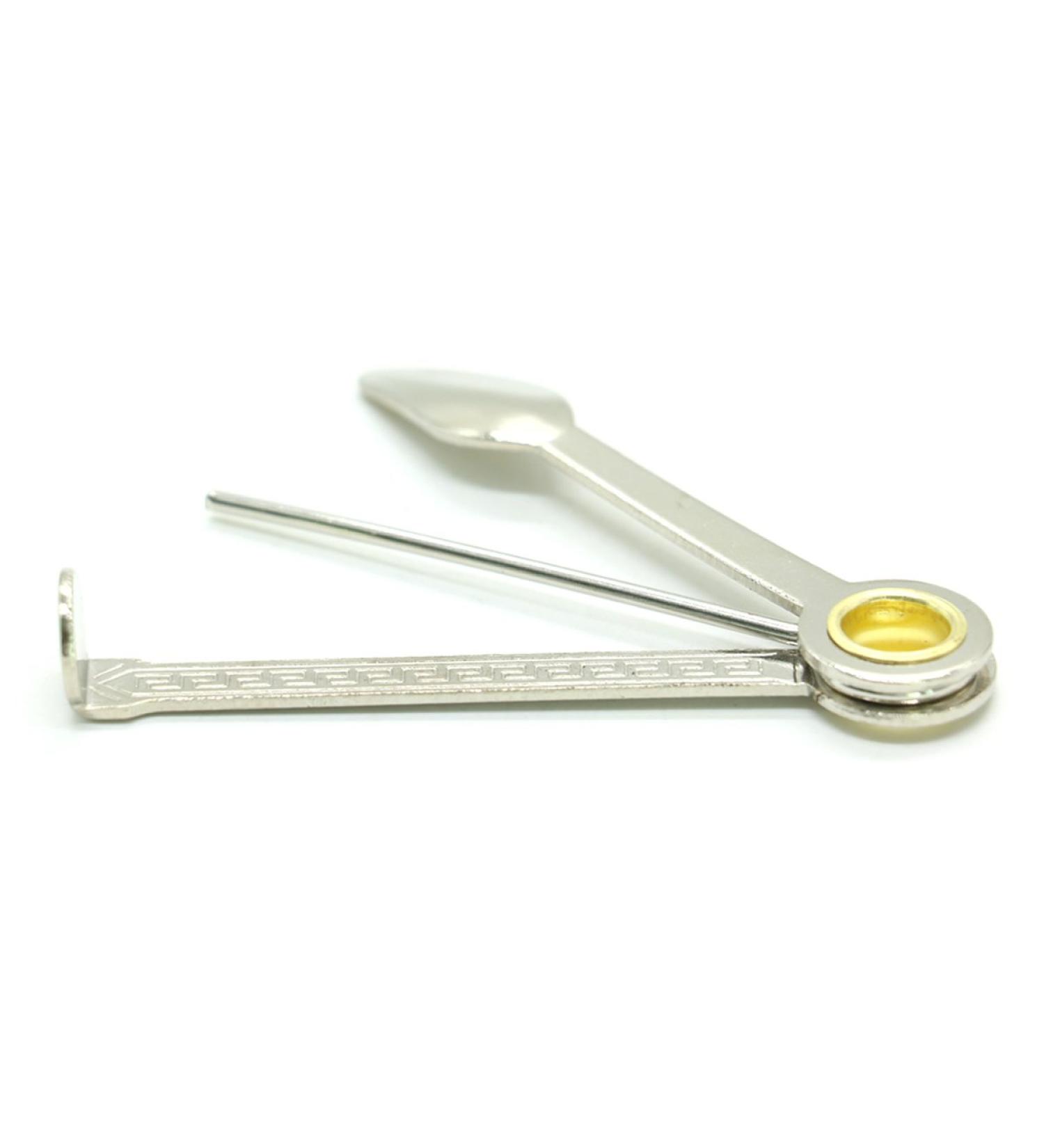 HUELE Tobacco Pipe Reamer Tamper Pokers Tool 3 in 1 Smoking Pipe Stainless Steel Cleaner Cleaning Tool Reamers Tamper - Buy Online on GoSupps.com