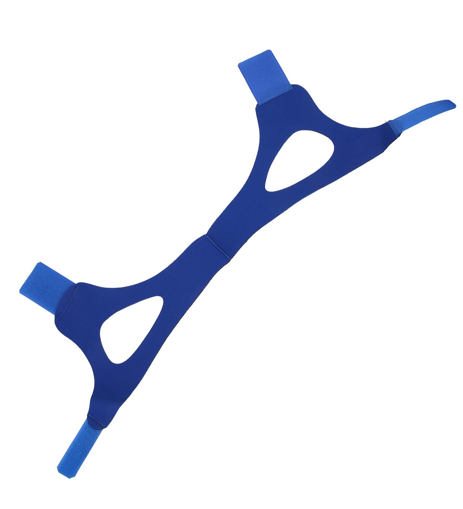 Neoprene Anti Snoring Belt - Comfortable Blue Stop Snoring Solution for Night Sleeping - Buy Online on GoSupps.com