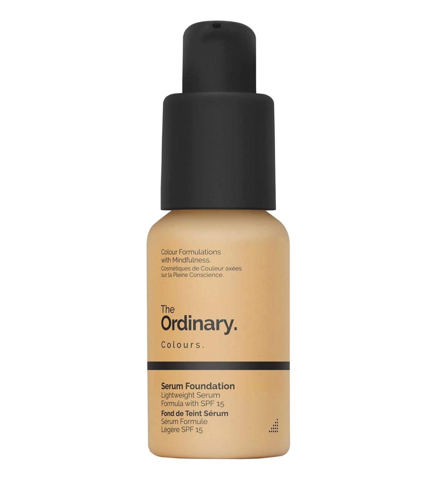 The Ordinary Serum Foundation 30ml Lightweight Pigment Suspension System with Moderate Coverage (3.0Y Medium Dark Yellow Undertones) 30 ml (Pack of 1) 3.0 R Medium Dark - Buy Online on GoSupps.com