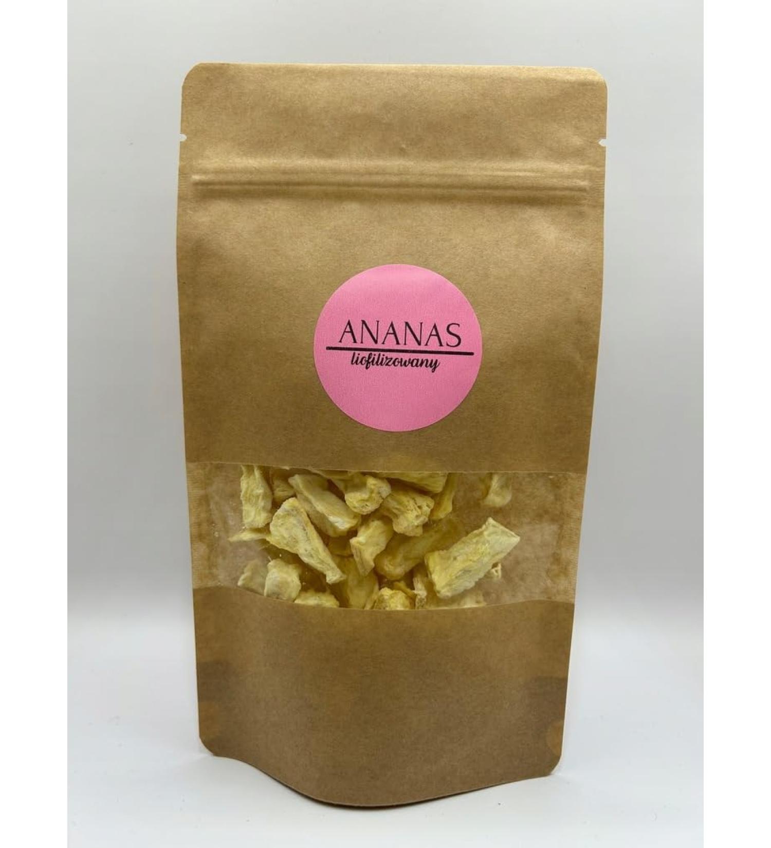 DELIFRUITS.PL FREEZED PINEAPPLE 100G FREEZED FRUITS WITHOUT SUGAR DELETE FREEZED AND DRY FRUITS WITHOUT PRESERVATIVES AND SUGAR-FREE