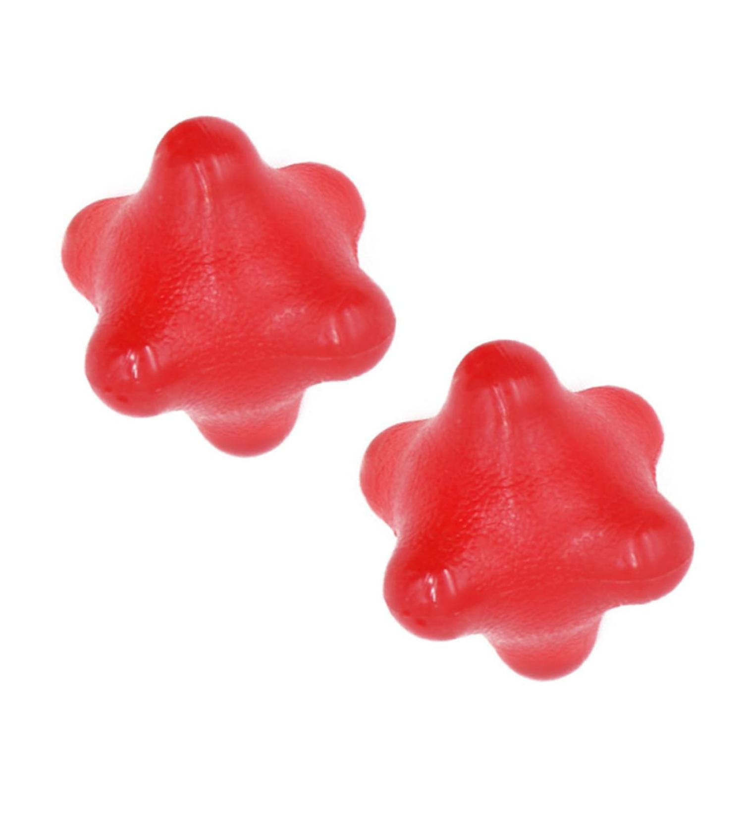 Beavorty 2-in-1 Trigger Point Massage Ball Roller - Deep Tissue Acupressure for Yoga & Muscle Relief - Red - Buy Online on GoSupps.com