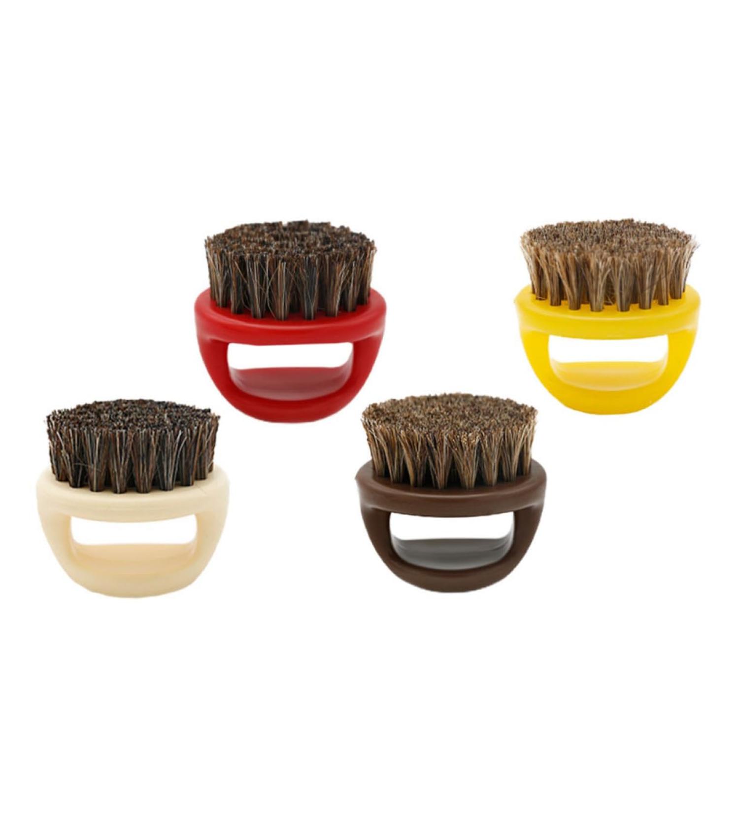 Frcolor Beard Brush Set - 4-Piece Travel Handle Brushes for Beard Balm & Care | Grooming Essentials for Men - Buy Online on GoSupps.com