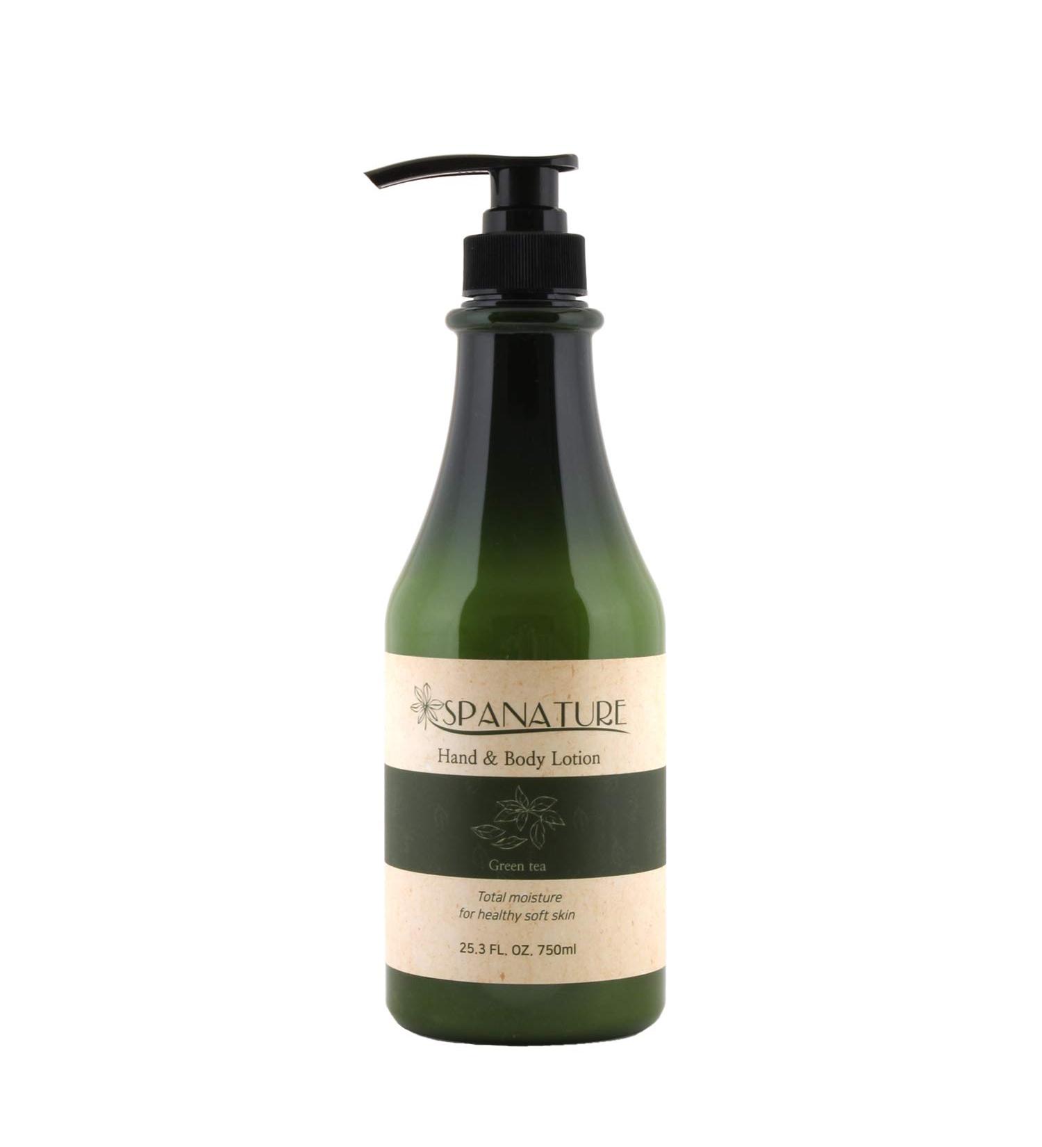 Spanature Green Tea Hand & Body Lotion 750ml - Moisturizing & Nourishing Skin Care from Korea - Buy Online on GoSupps.com