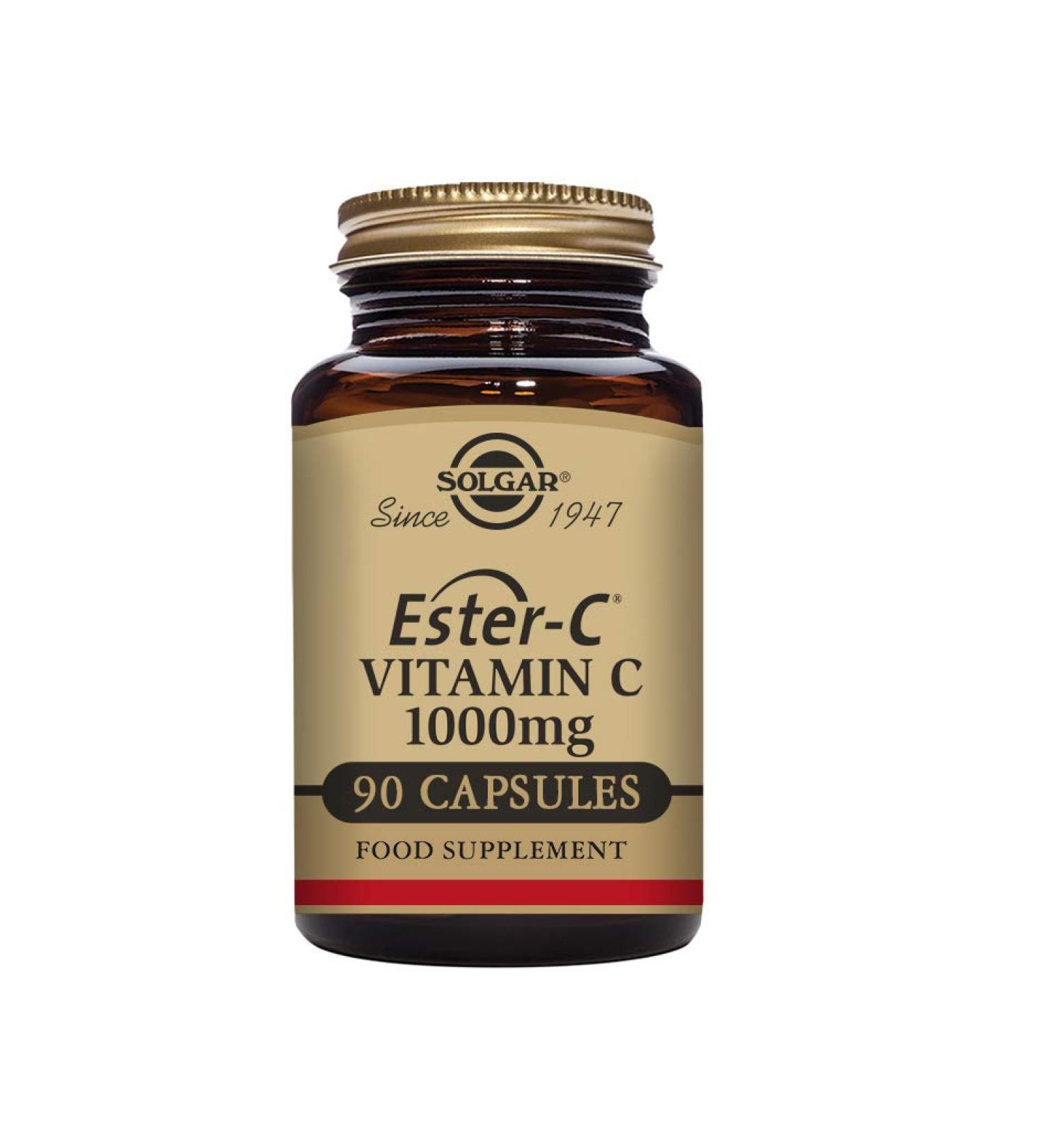 Solgar Ester-C 1000 Mg Vitamin C Capsules Pack of 90 - Buy Online on GoSupps.com