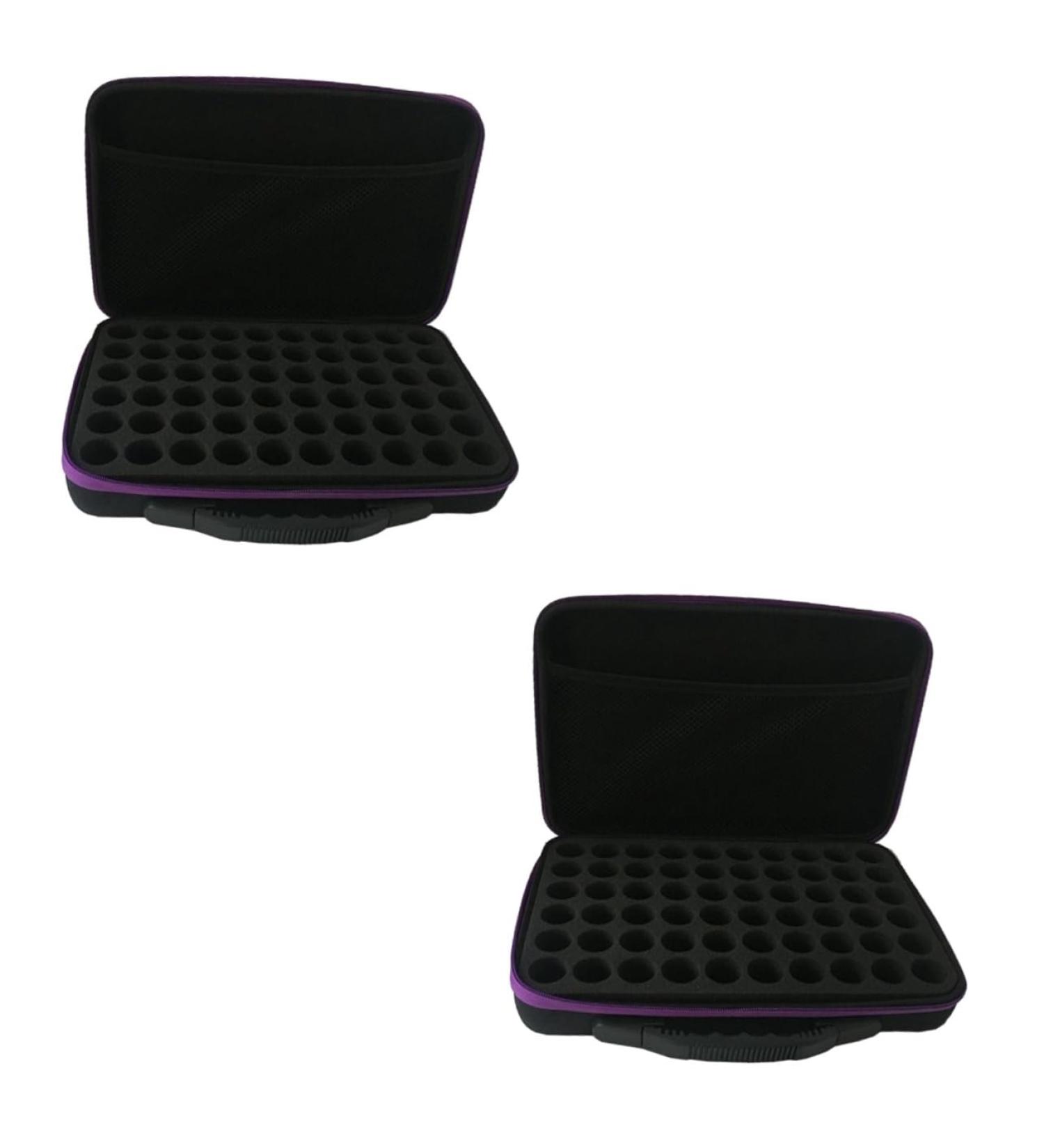 Healeved Essential Oil Storage Box - Travel Organizer Suitcase for 2 St. Essential Oils - Efficient Carrying Container for Essential Oil Storage - Buy Online on GoSupps.com