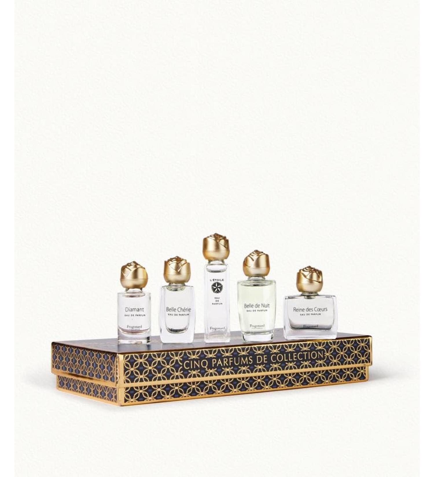 Fragonard Parfumeur Set of 5 Collector Miniatures Eau de Parfum Women s Collection + Bonus Nest NY Sicilian Tangerine Body Cream 30 ml - Buy Online on GoSupps.com