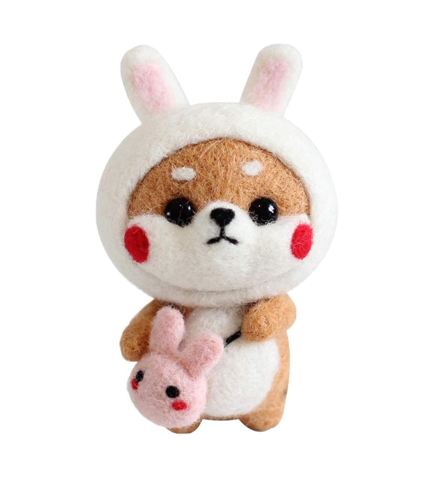 BAGERLA Needle Felting Kit - Complete Tools and Supplies for Beginners - DIY Animals Wool Felting Kit for Kids - White - Buy Online on GoSupps.com