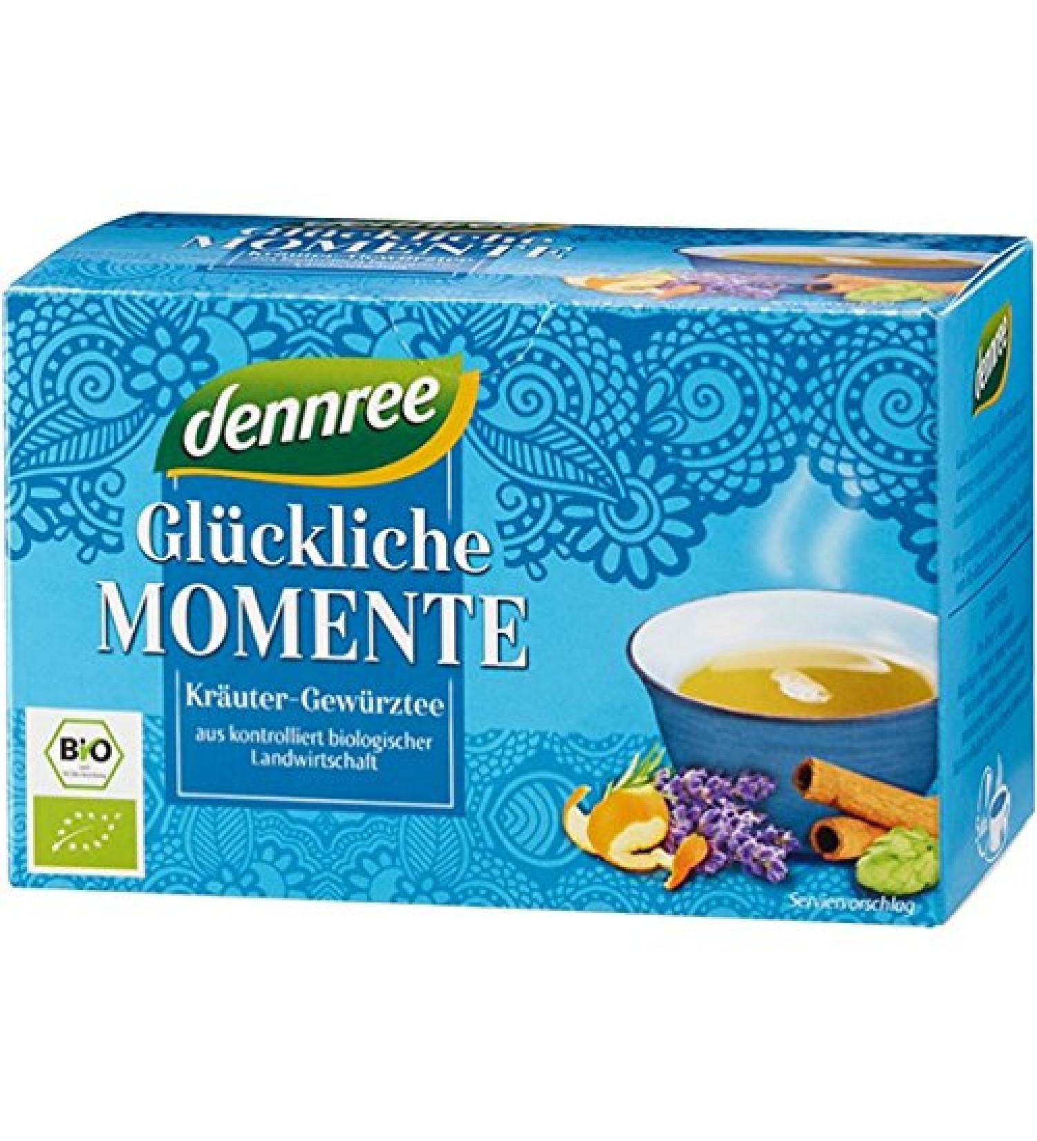 dennree dennree Herbal tea "Happy Moments" in bag (40g) - Organic