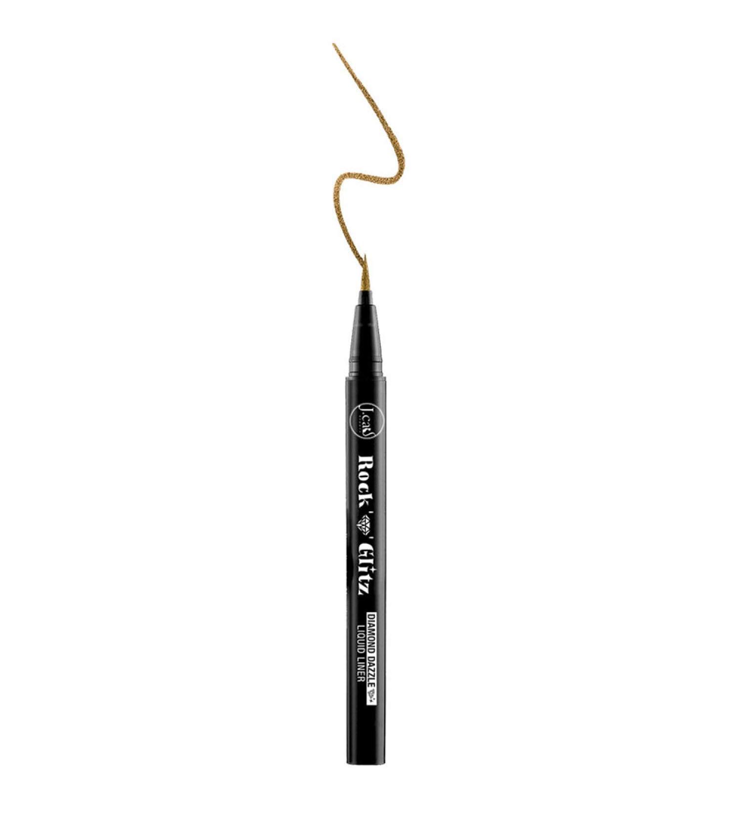 J. Cat Beauty Rock n' glitz diamond dazzle liquid liner Golden Boy