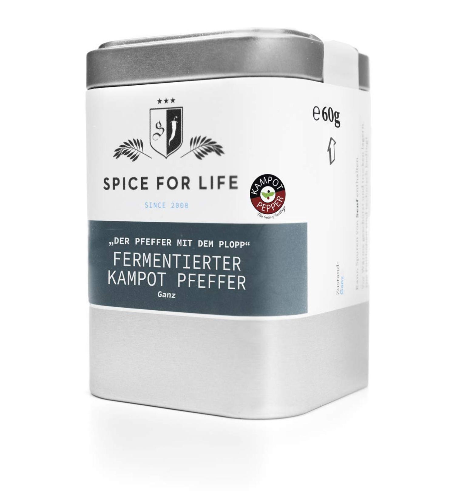Premium Spice for Life Fermented Kampot Pepper - Gourmet Black Peppercorns with Fresh Aroma & Low Heat - Buy Online on GoSupps.com