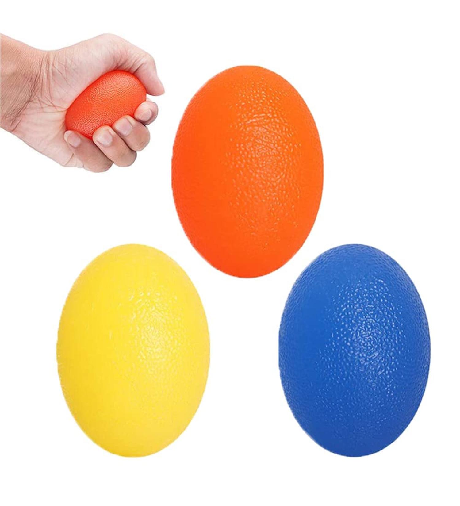 Xelparuc Stress Balls for Adults and Kids - Hand Grip Strength Trainer Set for Arthritis Therapy, Stress Relief, and Sensory Stimulation - Buy Online on GoSupps.com