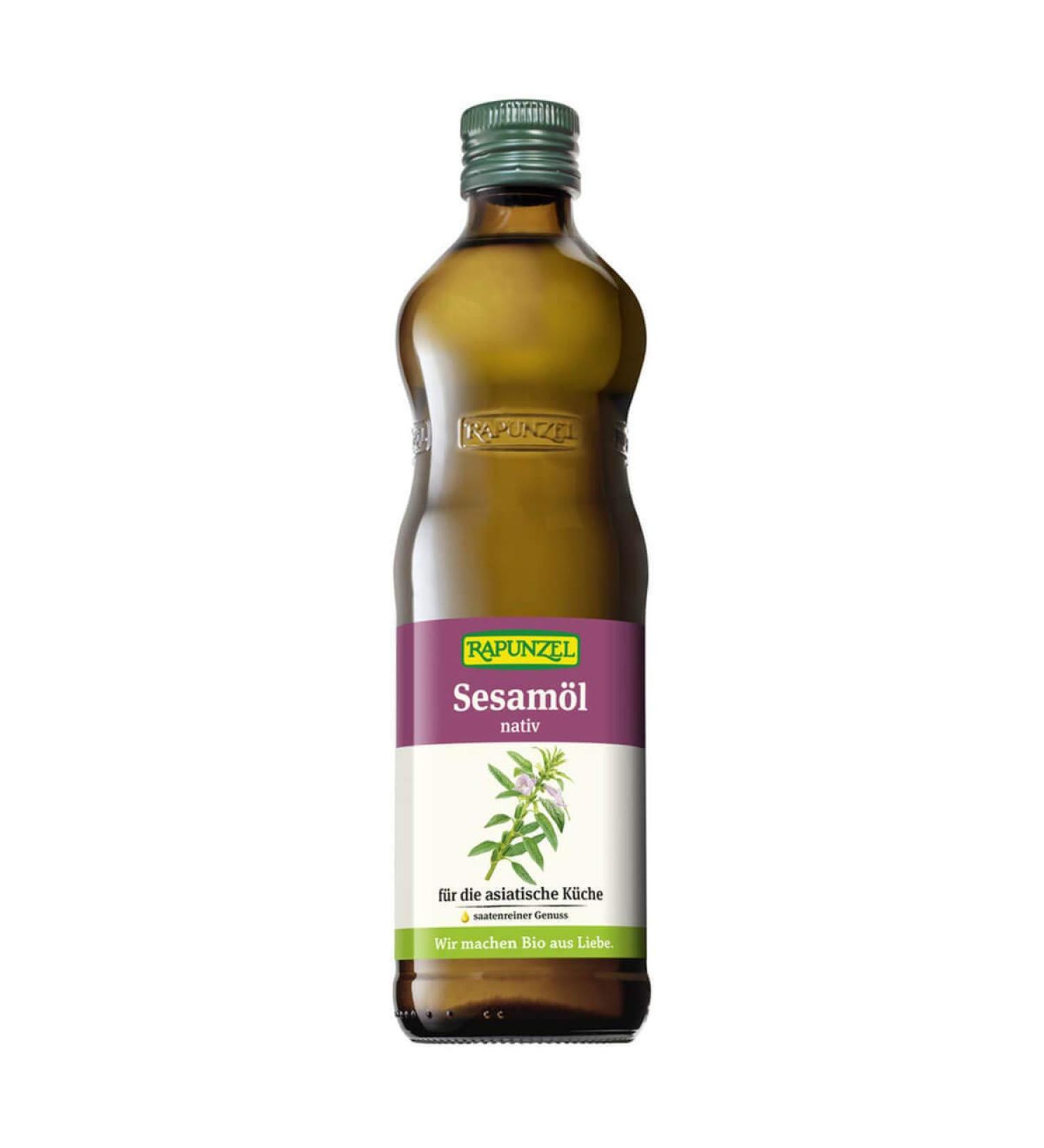 Rapunzel Naturkost Rapunzel Nativ Sesame Oil 0.5 L Pack of 6