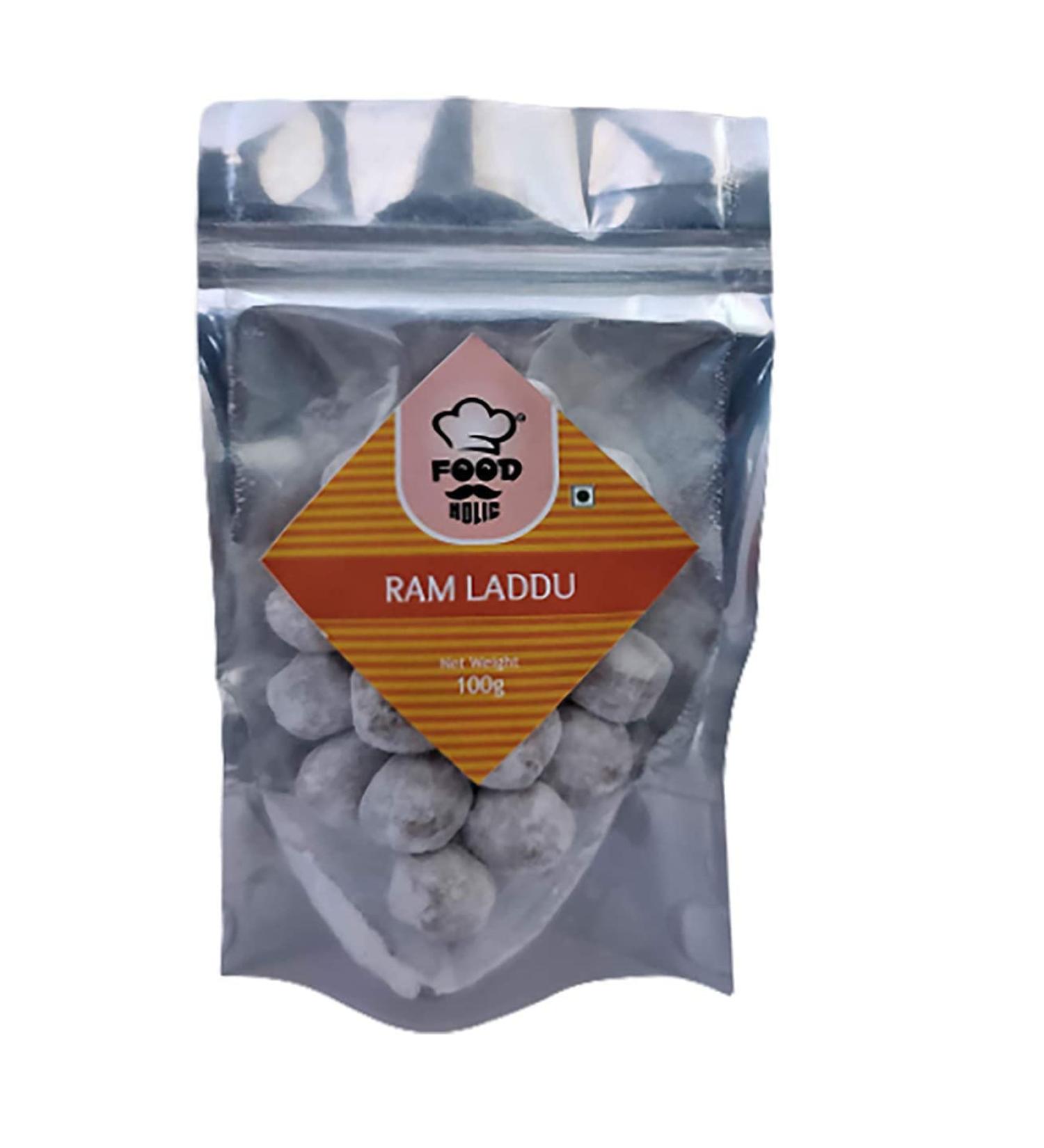 Foodholic Ram Ladoo (Pachak Ram Ladoo Churan Mukhwas) (100gm)_Packing May Vary