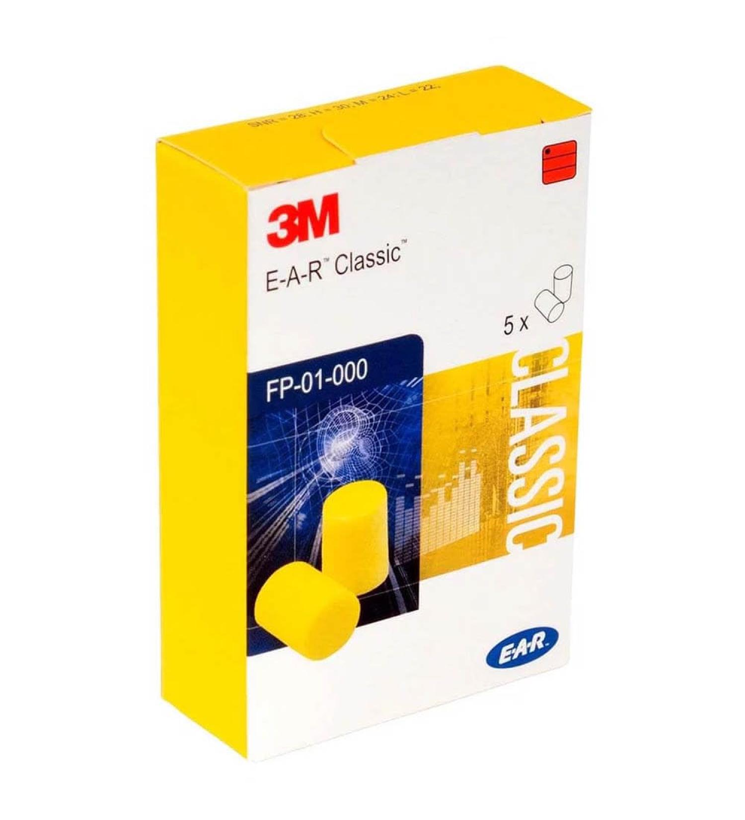 Buy EAR FP01000 Classic Yellow Earplugs (SNR 28 dB) - Pack of 250 | International Shipping Available - Buy Online on GoSupps.com