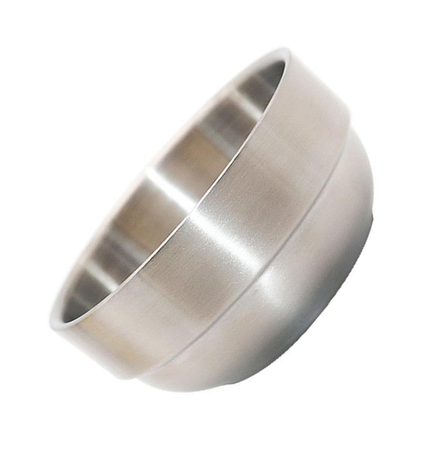 Frcolor Foam Dishwasher Mixing Bowl - Perfect Shaving Soap Container & Toning Shell - 9x9x4.9cm Silver | Ideal for Shaving Cream & Tools - Buy Online on GoSupps.com