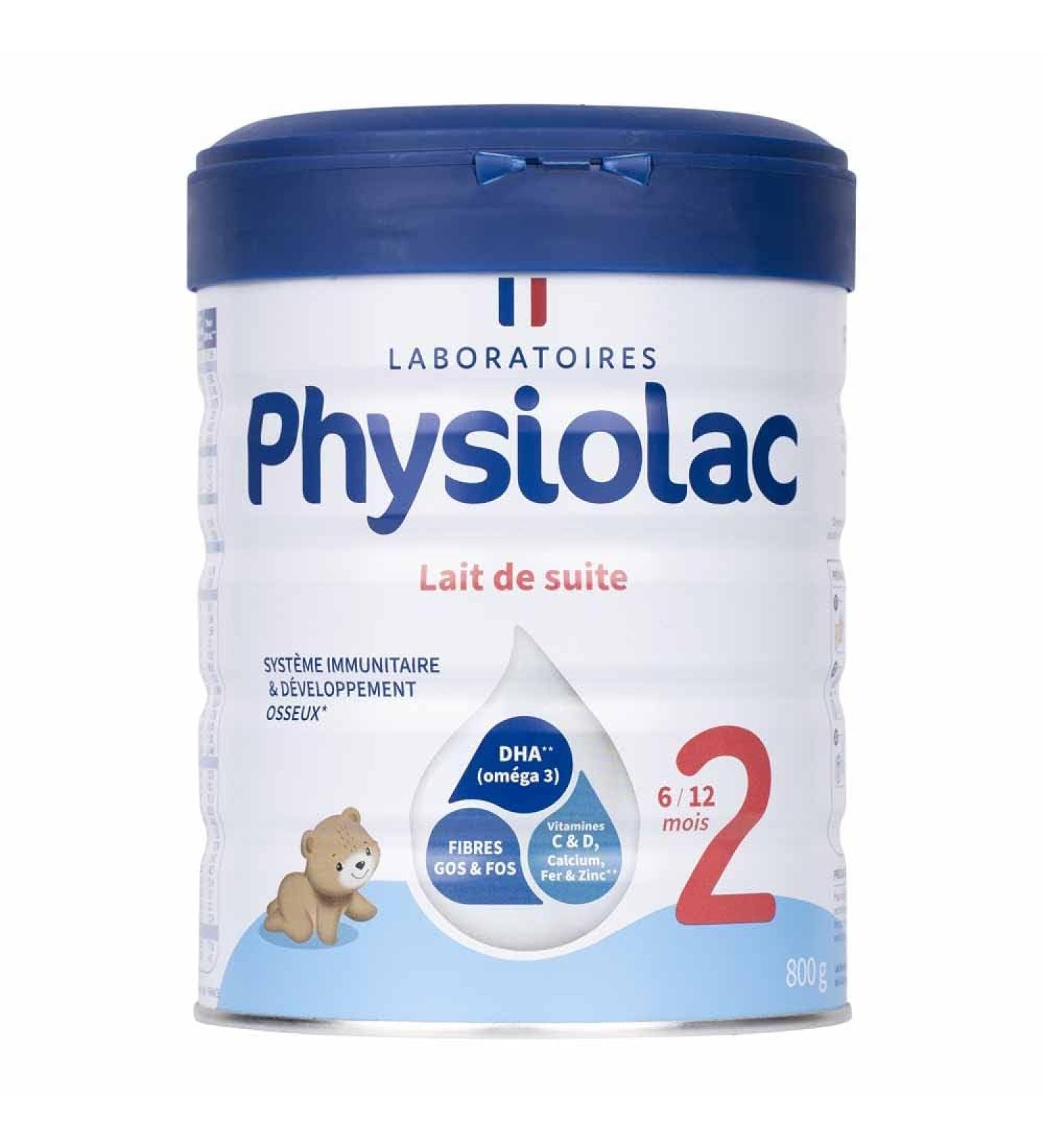 Physiolac 2 6 12 Mois 800 g - Buy Online on GoSupps.com