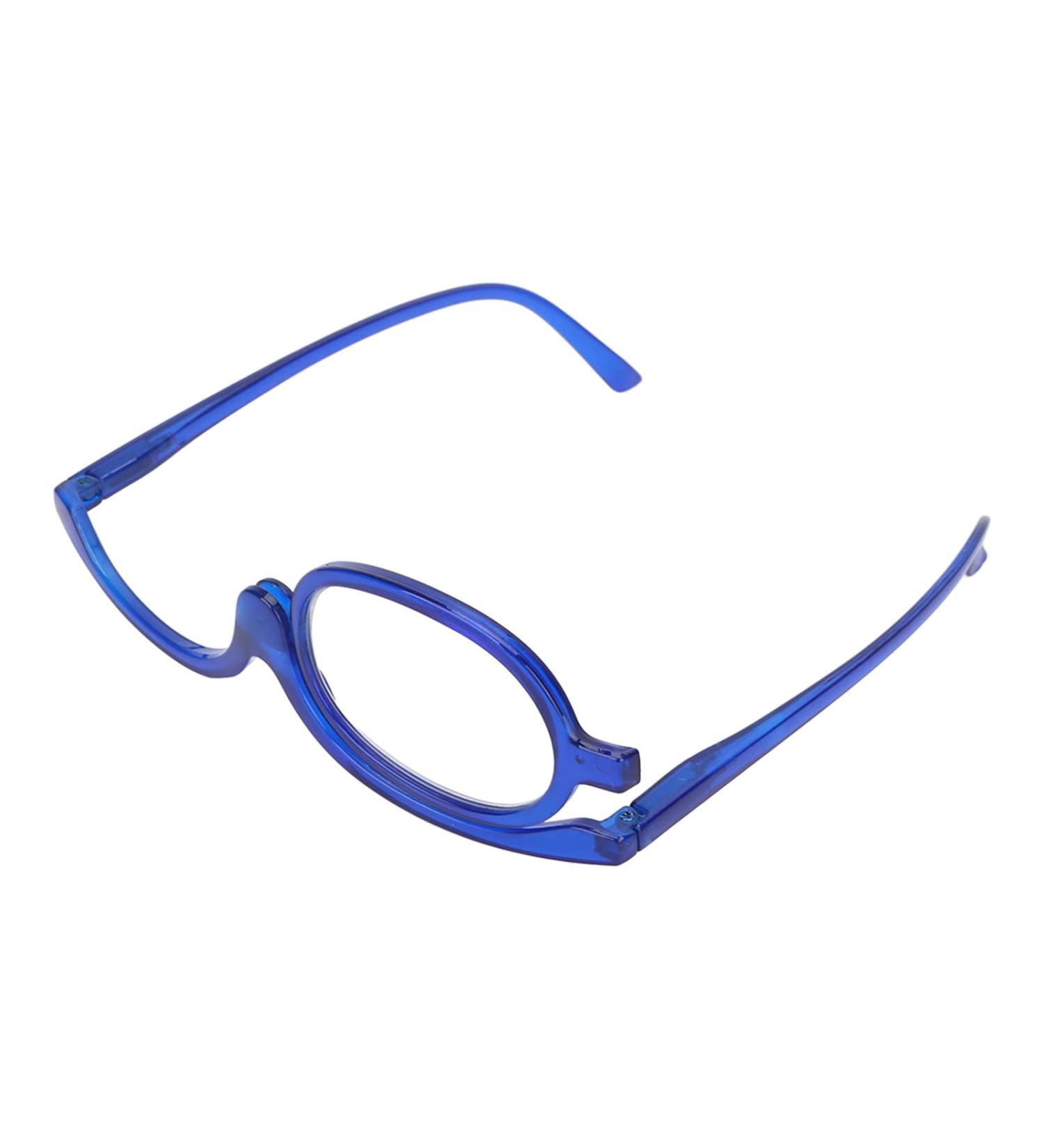 Shop Women's Cosmetic Glasses - Blue Acrylic Frame Anti-Scratch Makeup Glasses +4.00 Perfect Gift! - Buy Online on GoSupps.com